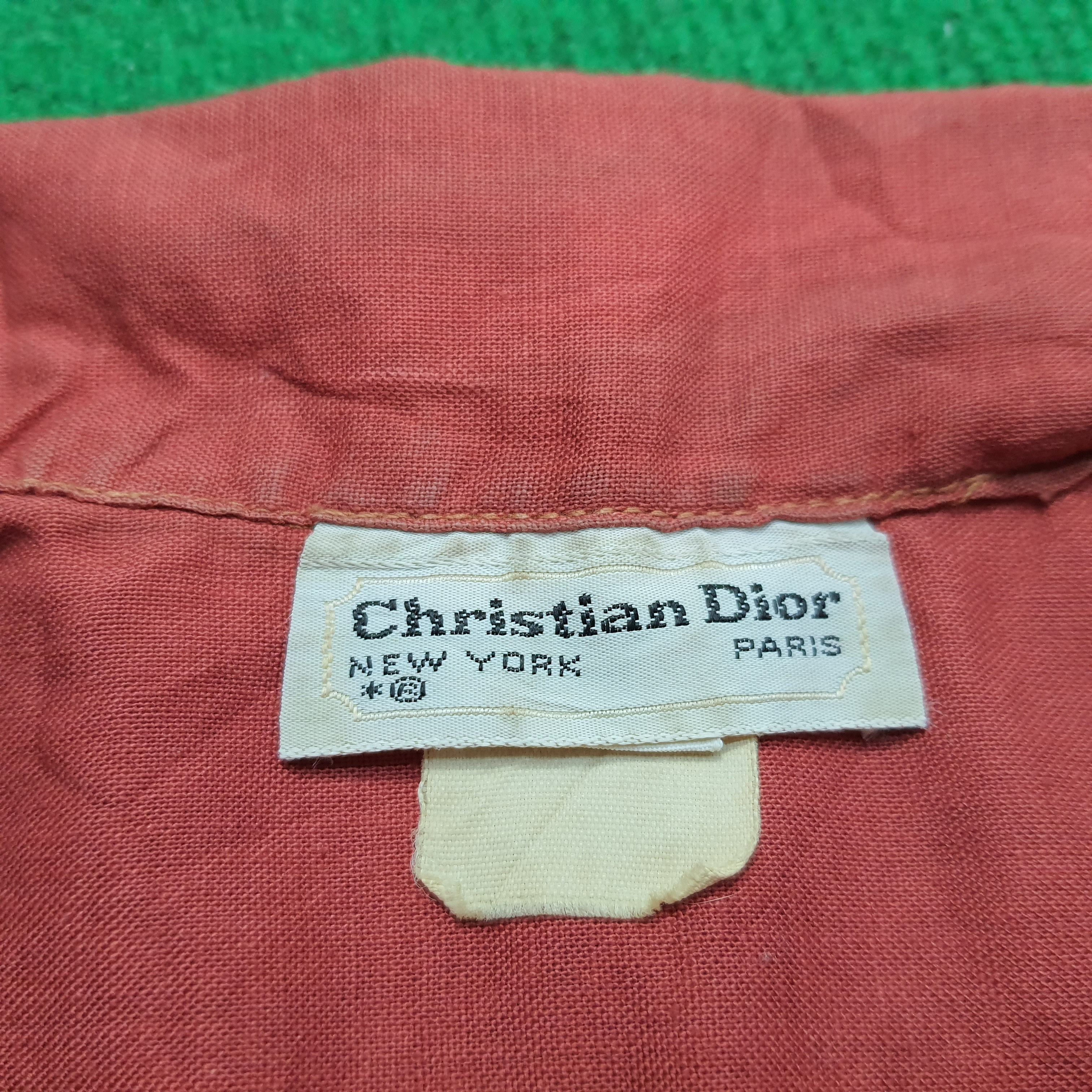 Designer × Vintage Vintage Christian Dior Designer Shirt Size XL / US 12-14 / IT 48-50 - 4 Thumbnail