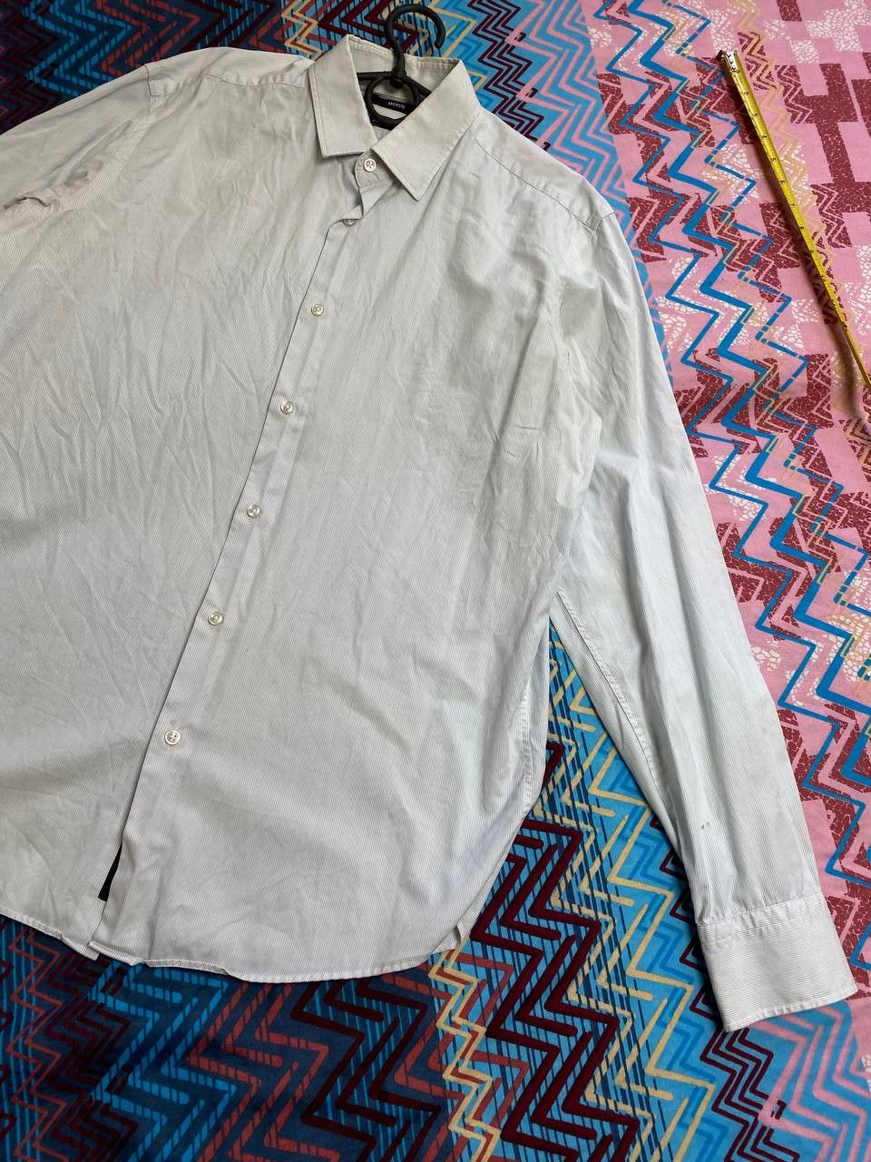 Hugo Boss Vintage Y2K shirt striped Hugo Boss streetwear Size US M / EU 48-50 / 2 - 7 Thumbnail