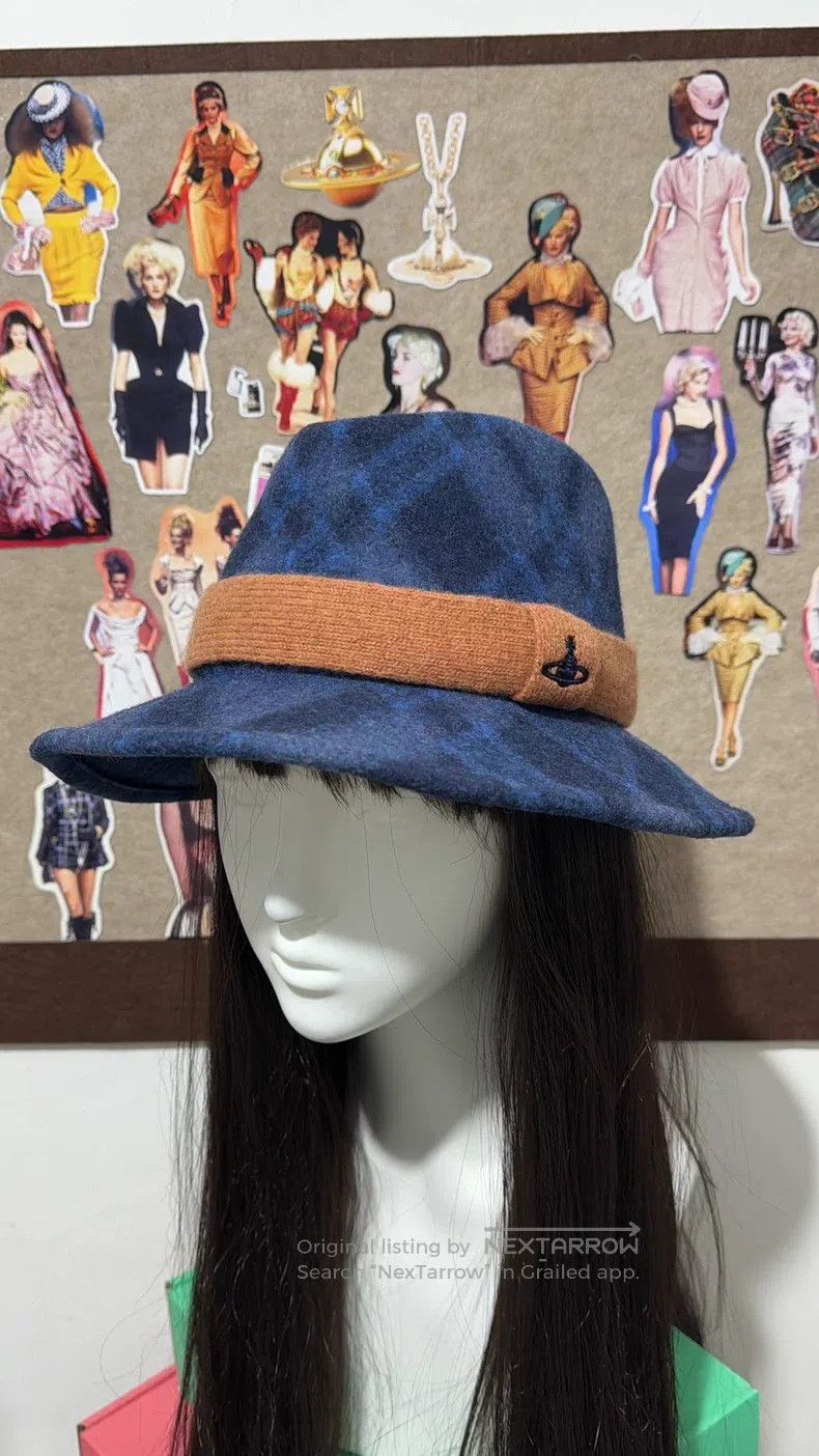 Vivienne Westwood Vivienne Westwood Blue Top Hat Size ONE SIZE - 3 Thumbnail