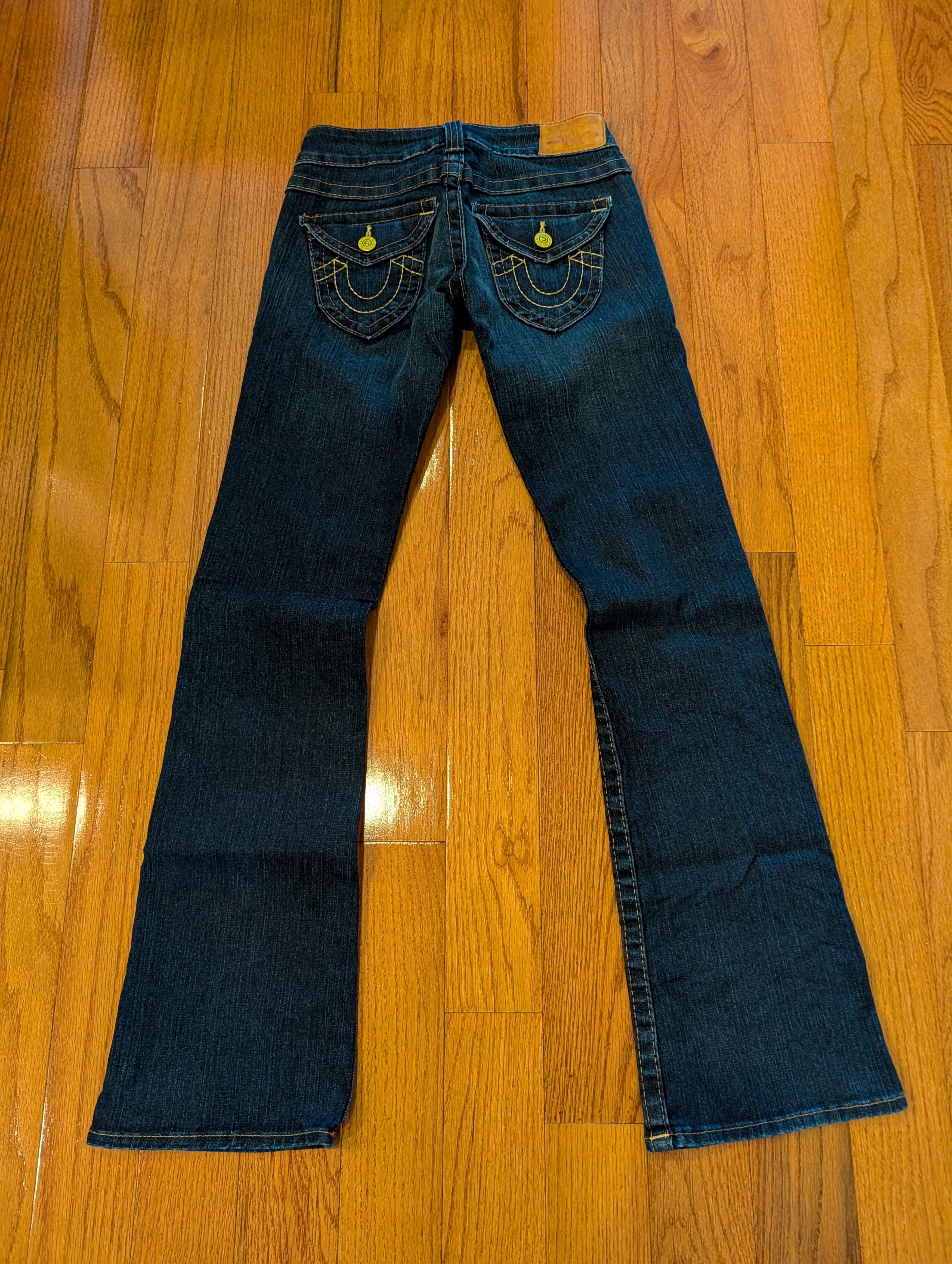 True Religion Vintage Y2K True Religion 27x33 Flare Blue Denim Jeans Size 27" / US 4 / IT 40 - 1 Thumbnail