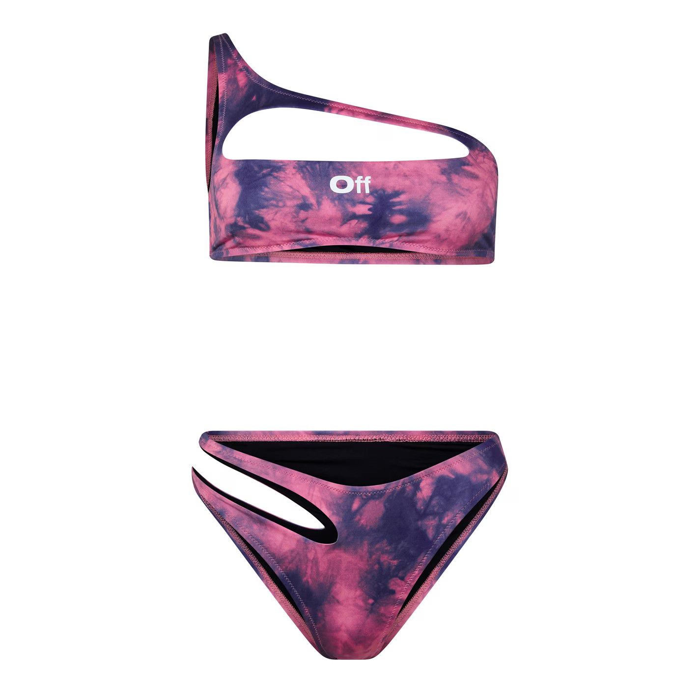 Off-White o1g2r1mq0125 Size: 2XS / Beachwear Bikini Set in Pink & Blue Size ONE SIZE - 1 Thumbnail