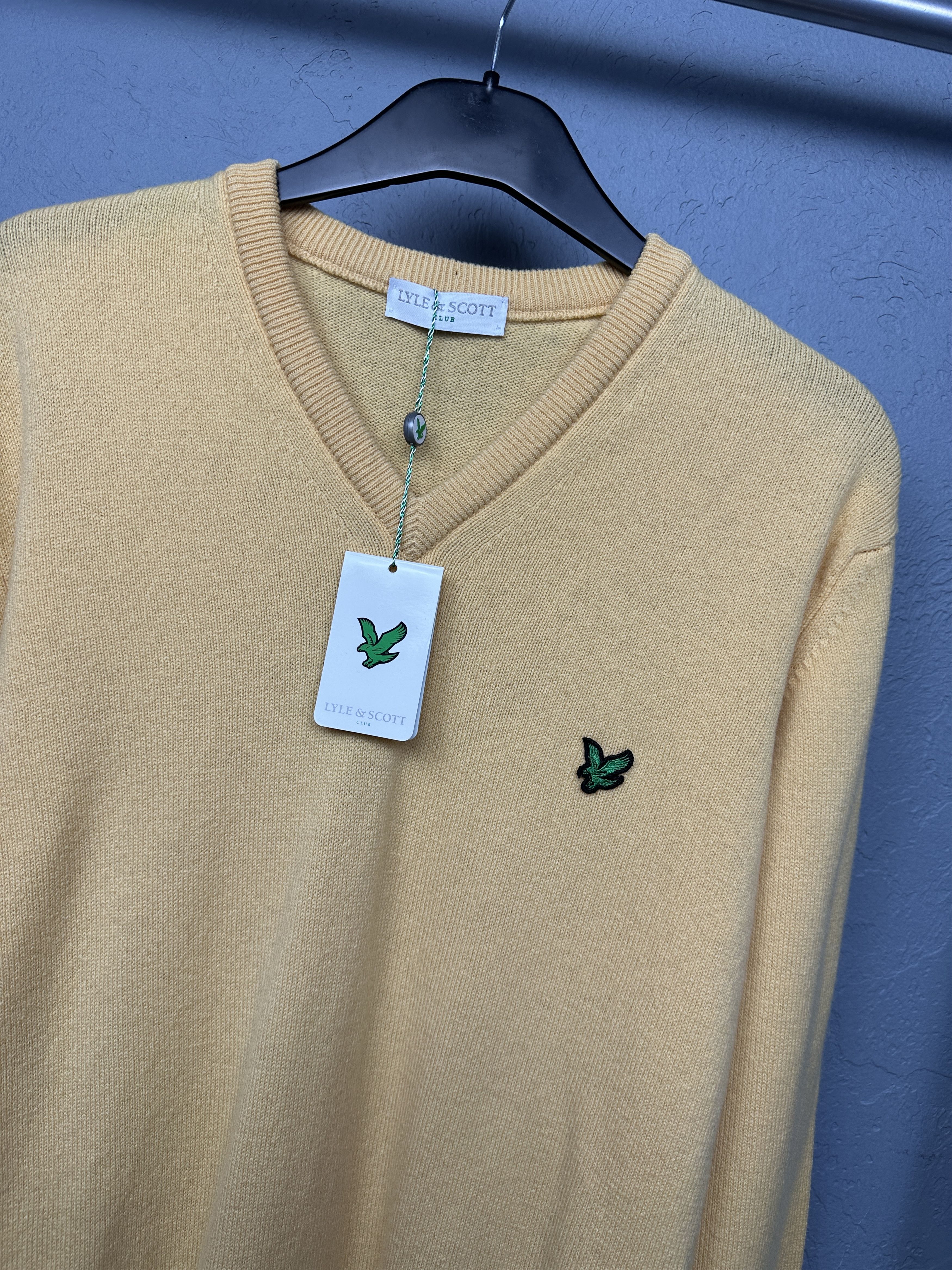Lyle & Scott NEW!! Lyle & Scott Mens Wool V-Neck Sweater Jumper Size US M / EU 48-50 / 2 - 2 Thumbnail