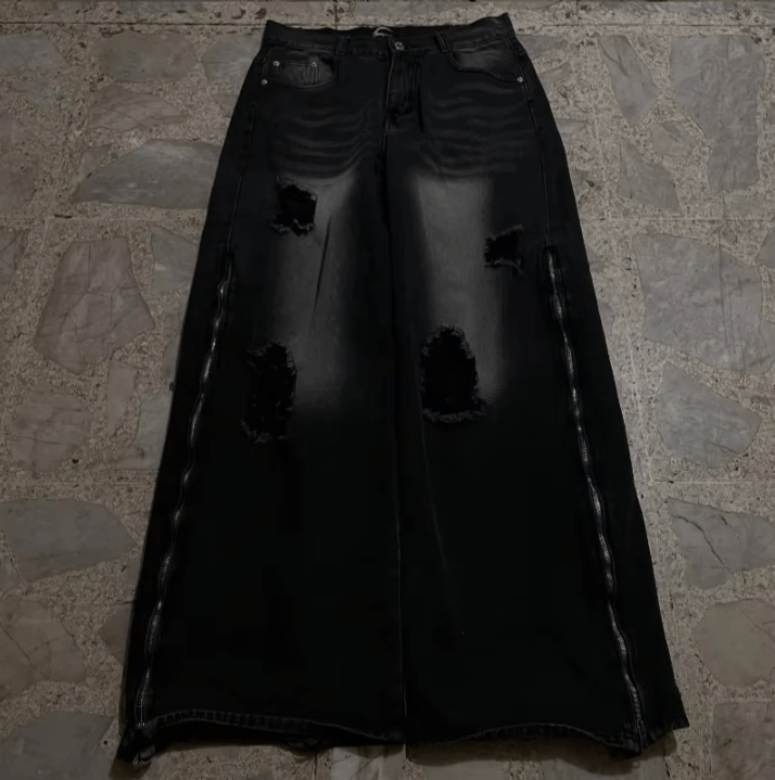 Japanese Brand Waist Wide Leg Pants Size US 32 / EU 48 - 4 Thumbnail
