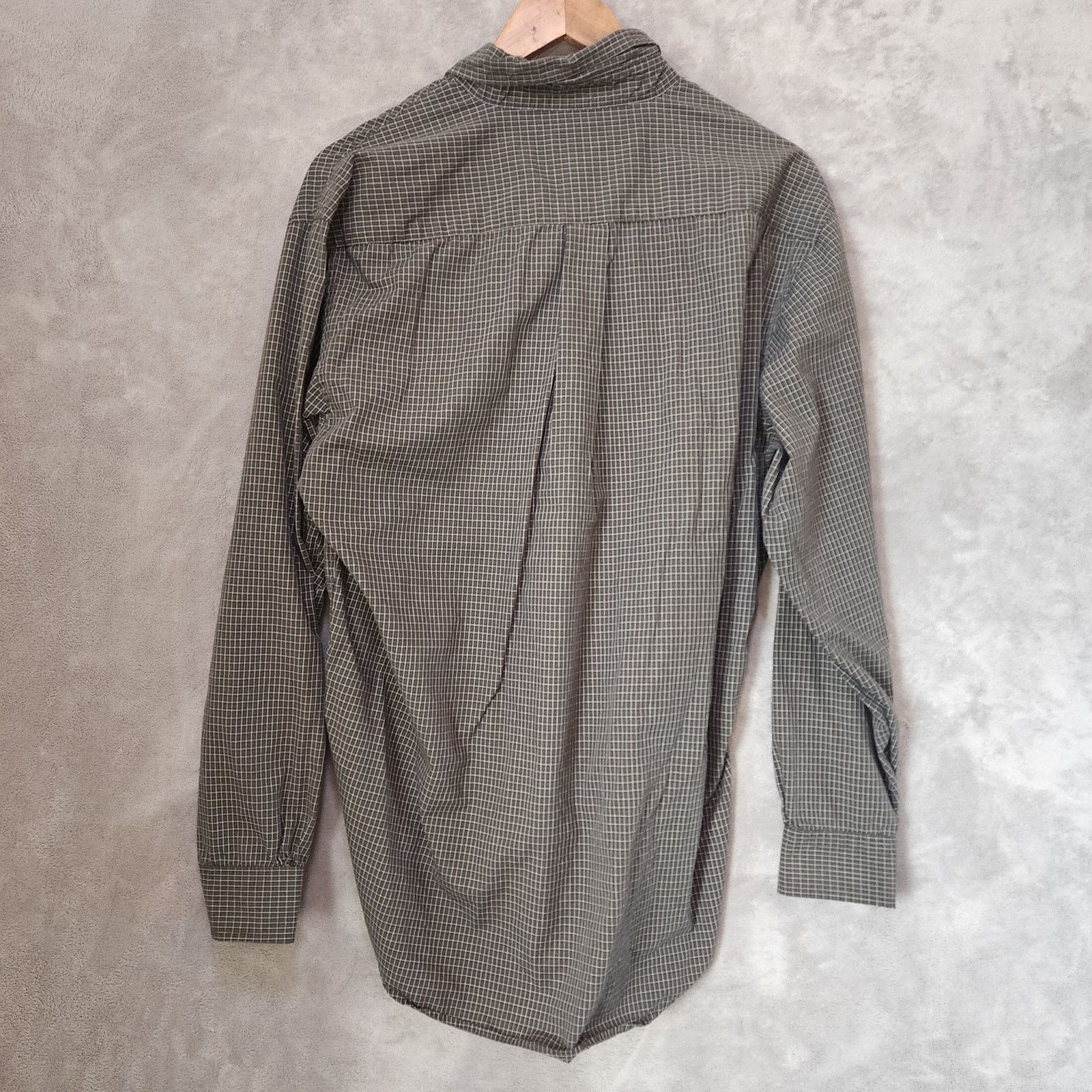 Brooks Brothers Brooks Brothers Sport Men's Medium Green Grid Plaid Shirt Size US M / EU 48-50 / 2 - 3 Thumbnail