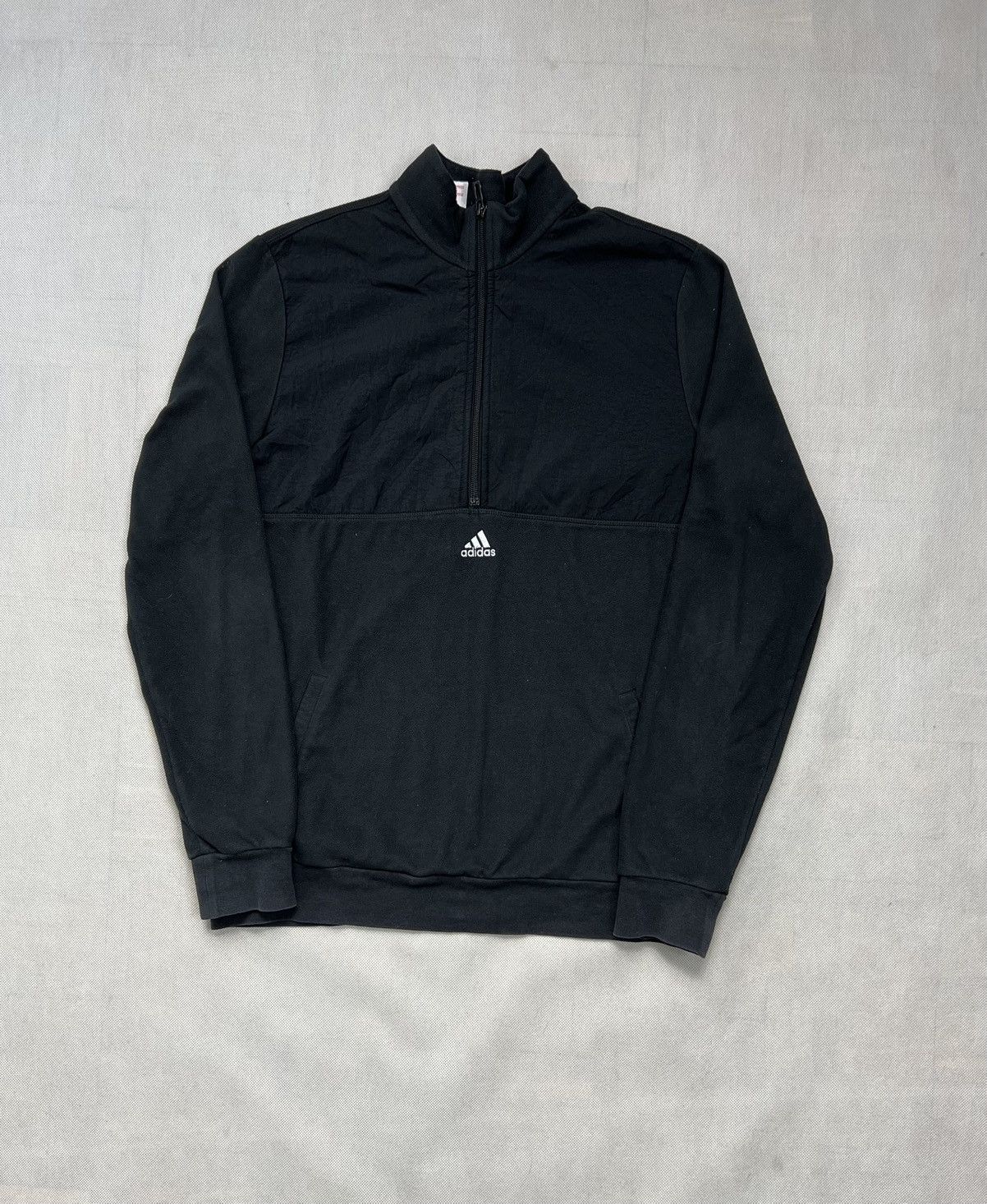 Adidas Fleece Sweatshirt Adidas Center Logo Size US S / EU 44-46 / 1 - 1 Thumbnail