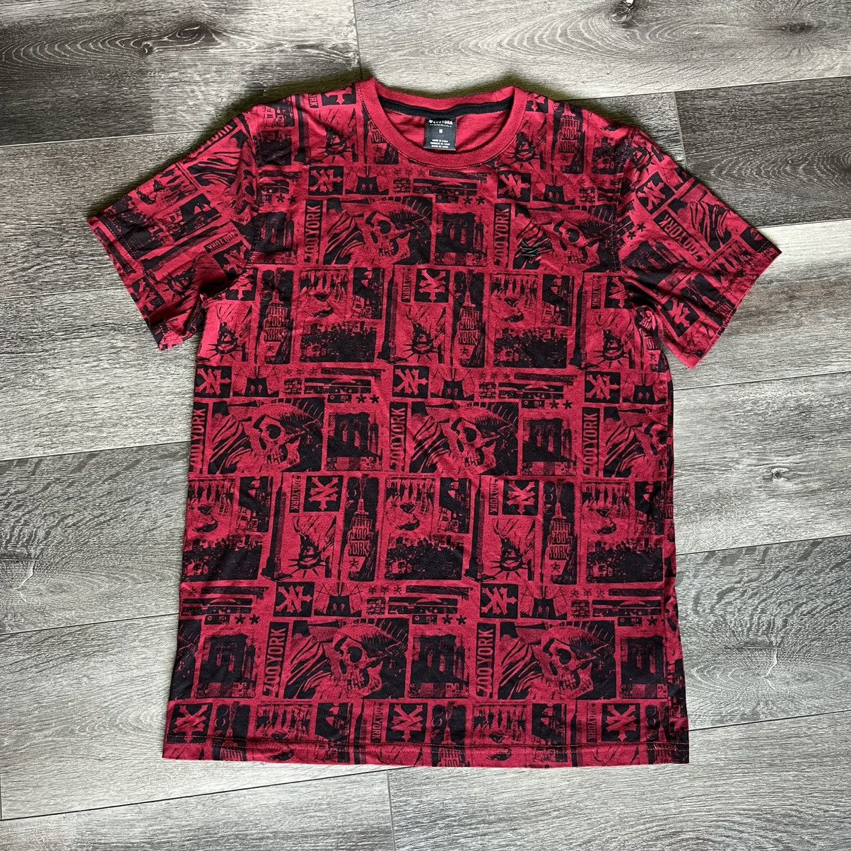 Other Vintage 2000s Zoo York Statue of Liberty All Over Print Tee Size US M / EU 48-50 / 2 - 1 Thumbnail