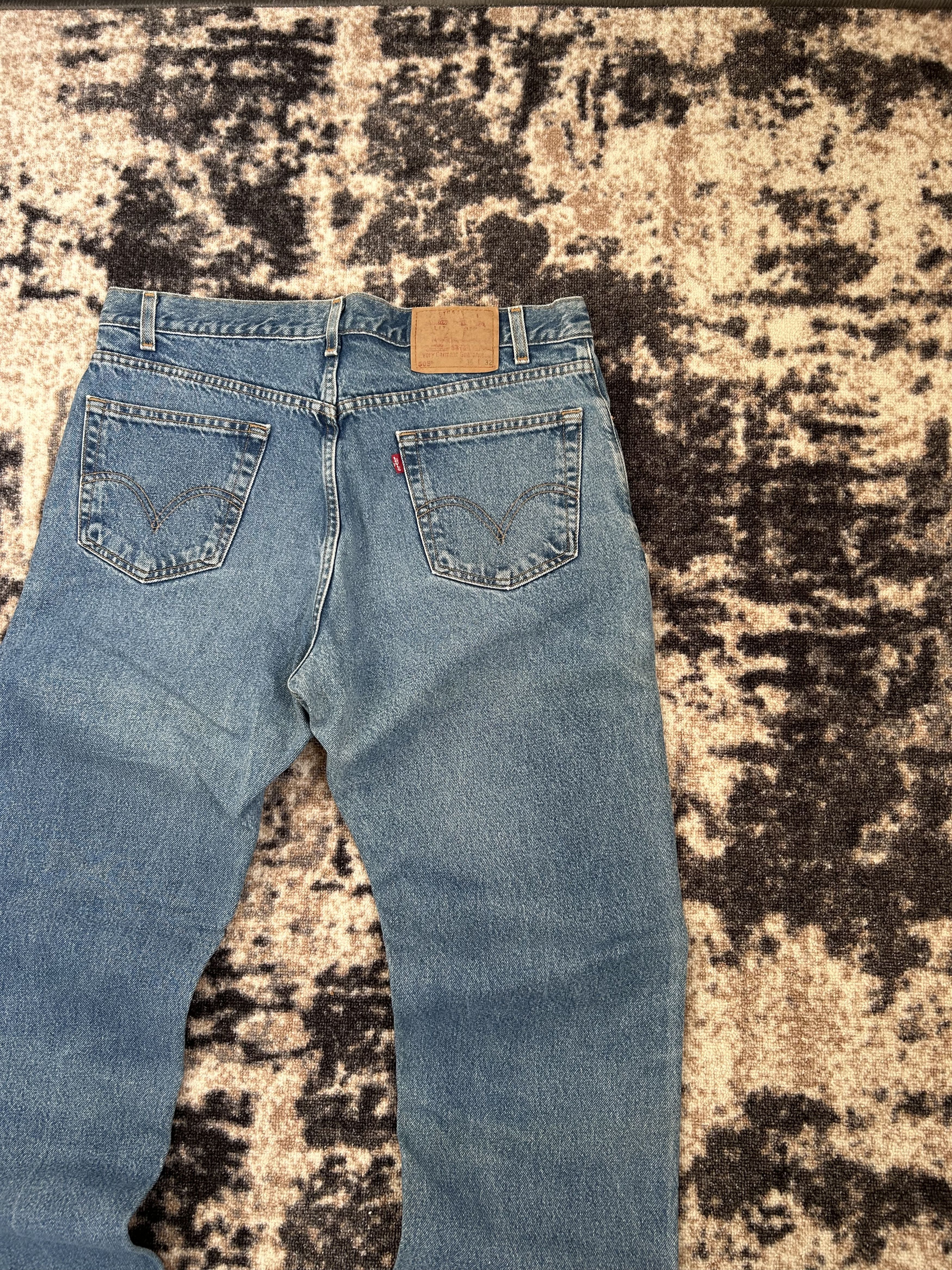 Levi's Vintage Levis 505 Denim Jeans Size W36 L32 Size US 36 / EU 52 - 6 Thumbnail