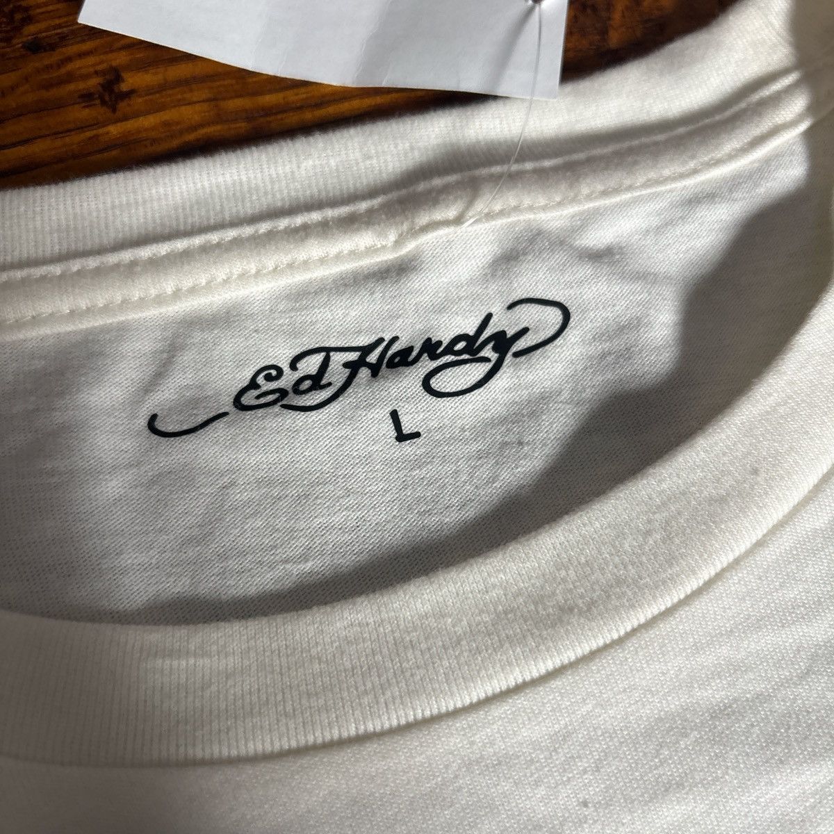 Ed Hardy White ed hardy y2k style skull tee shirt Size US L / EU 52-54 / 3 - 5 Thumbnail