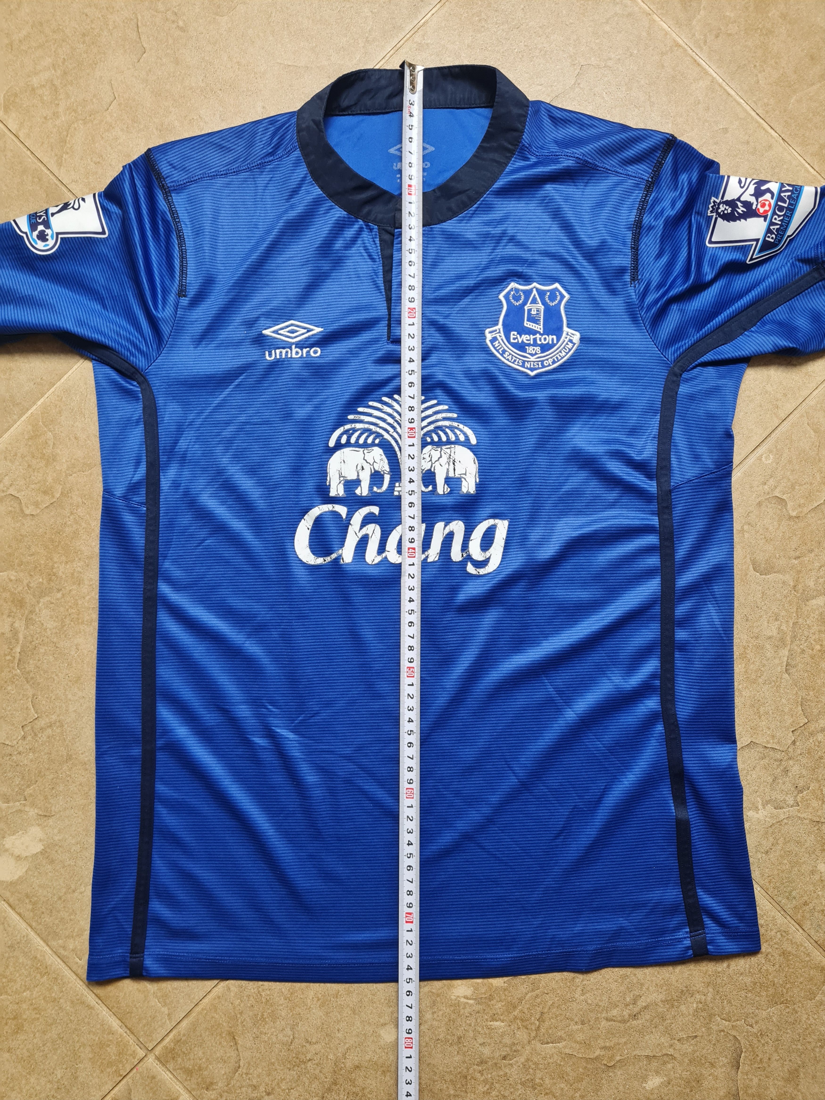 Umbro EVERTON ENGLAND 2014/2015 HOME SHIRT JERSEY #17 BESIC UMBRO Size US L / EU 52-54 / 3 - 4 Thumbnail