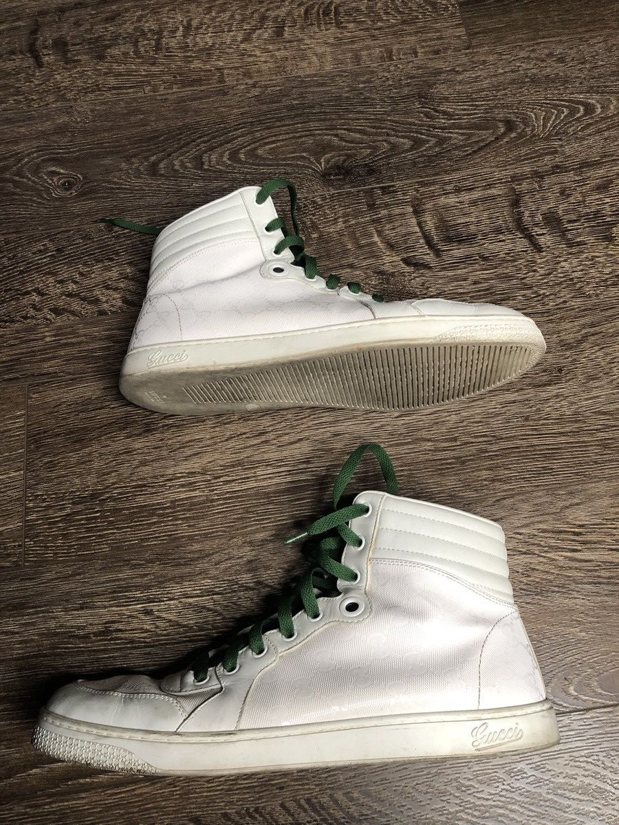 Gucci Gucci High Top in White Size US 10.5 / EU 43-44 - 6 Thumbnail