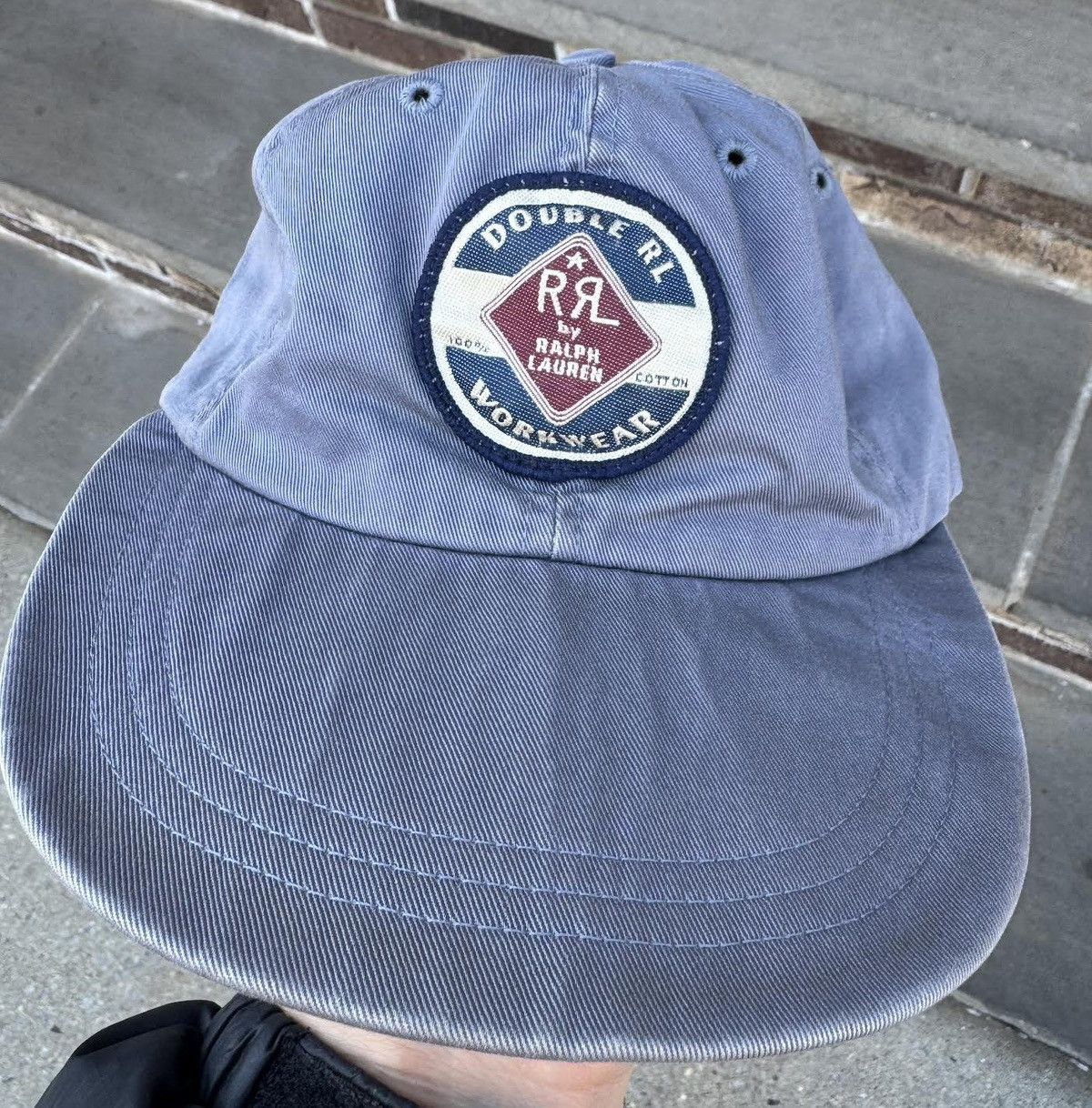 RRL Ralph Lauren Vintage Double RL Workwear Strapback Size ONE SIZE - 6 Thumbnail