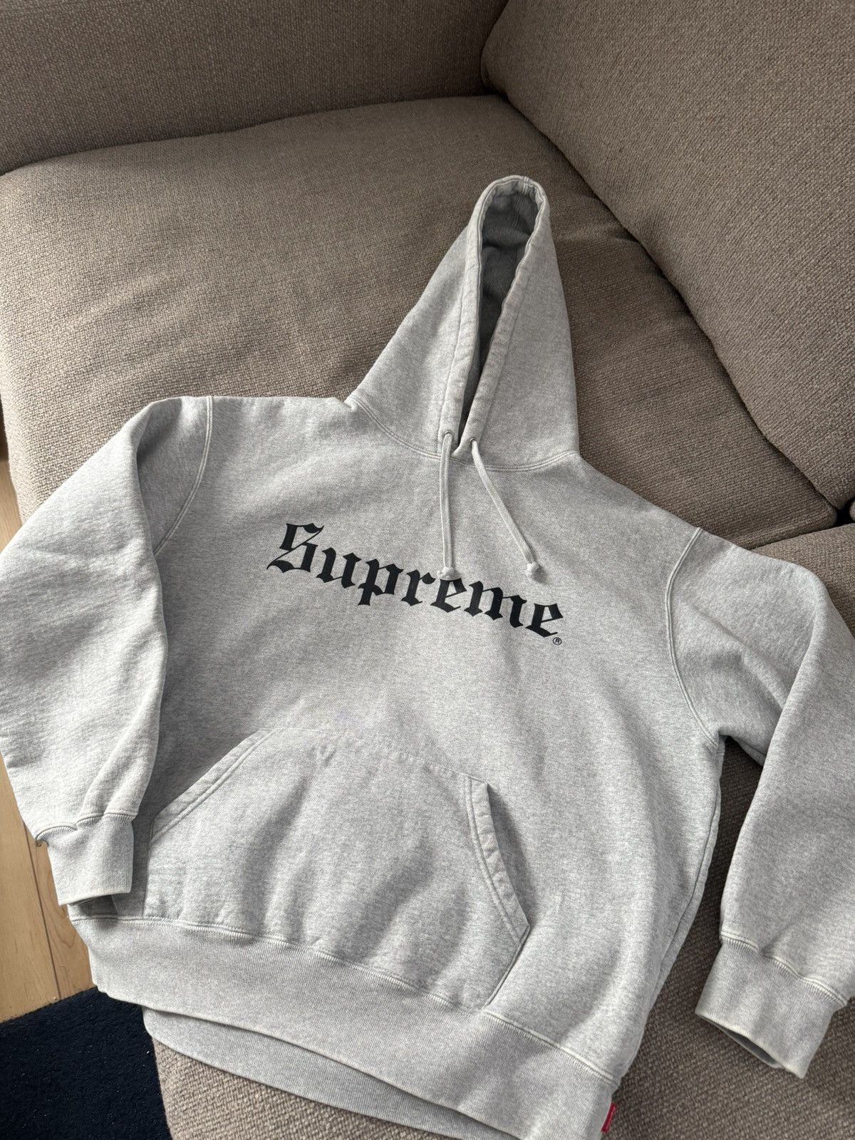 Washed Old English Hoodie