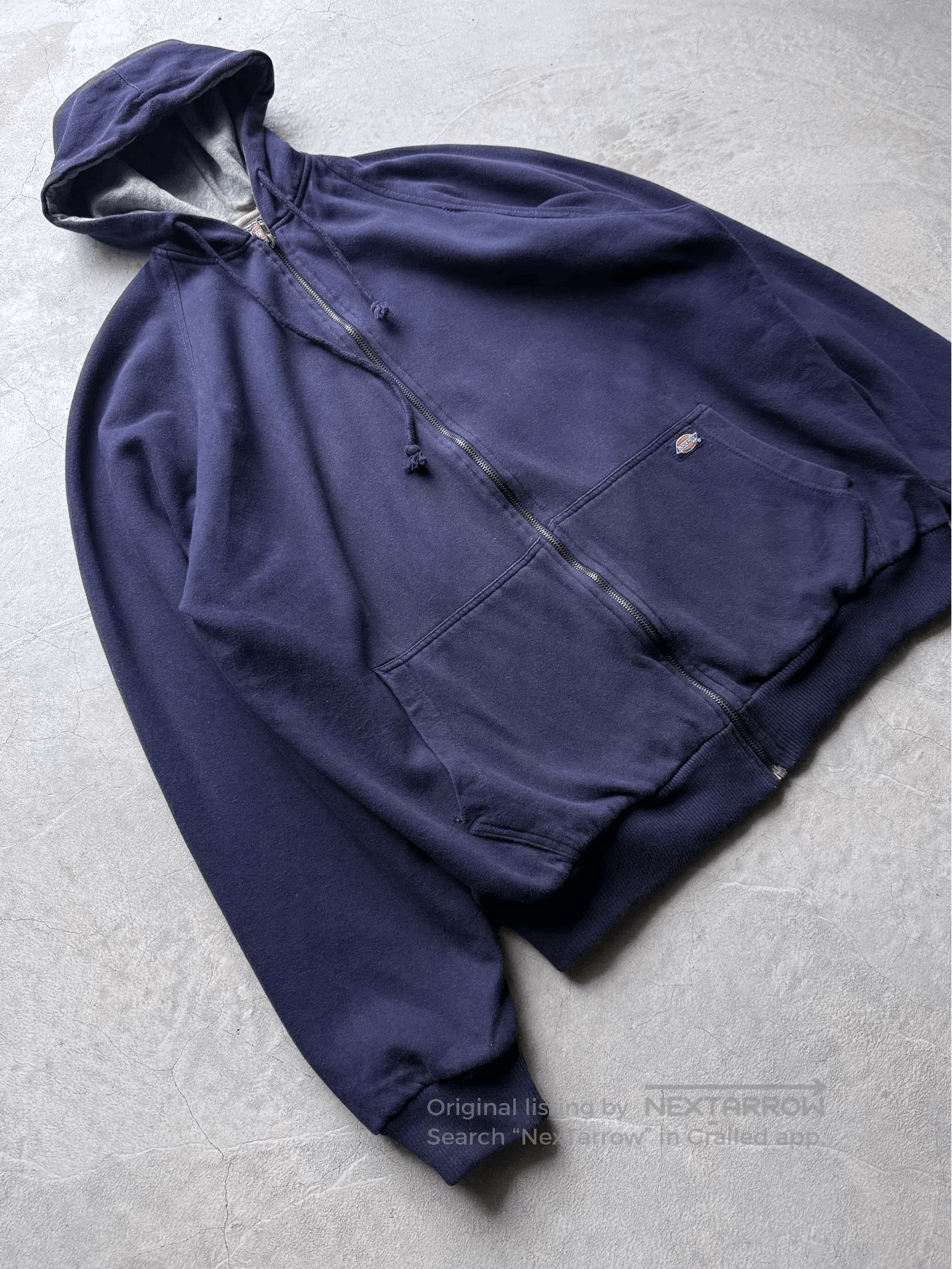 Vintage Vintage 00s Dickies Zip Up Hoodie. Size US L / EU 52-54 / 3 - 2 Thumbnail