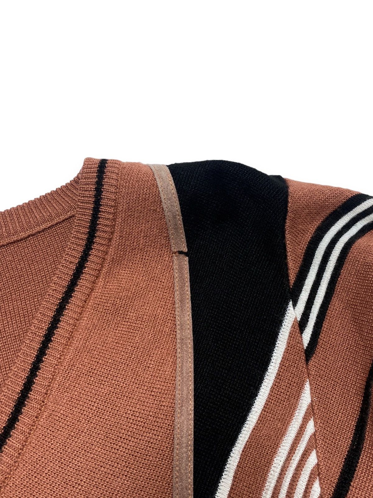 Vintage 90s Vintage GABICCI Old School Crazy Style Sweater V Neck Size US L / EU 52-54 / 3 - 7 Thumbnail