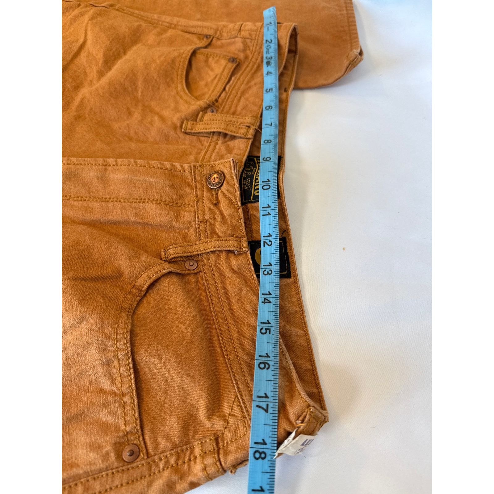 AKOO Akoo Tan Straight Leg Denim Pants 36x33 NWOT Streetwear Size US 36 / EU 52 - 5 Thumbnail