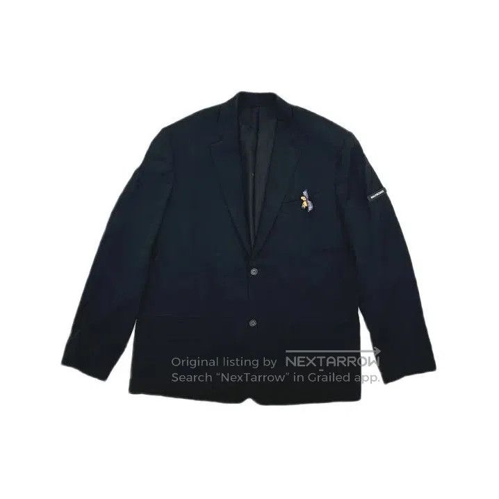 Balenciaga Balenciaga Black Loose Blazer Jacket for Men. Size US L / EU 52-54 / 3 - 1 Thumbnail