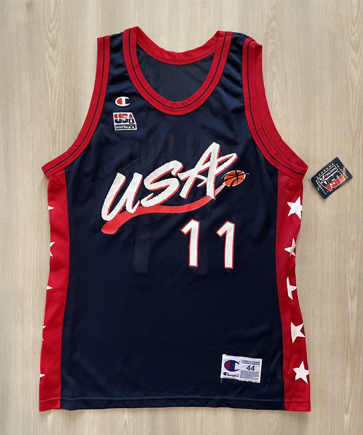 Champion × Vintage New VINTAGE Team USA Dream Team KARL MALONE #11 Sz 44 Size US L / EU 52-54 / 3 - 1 Thumbnail