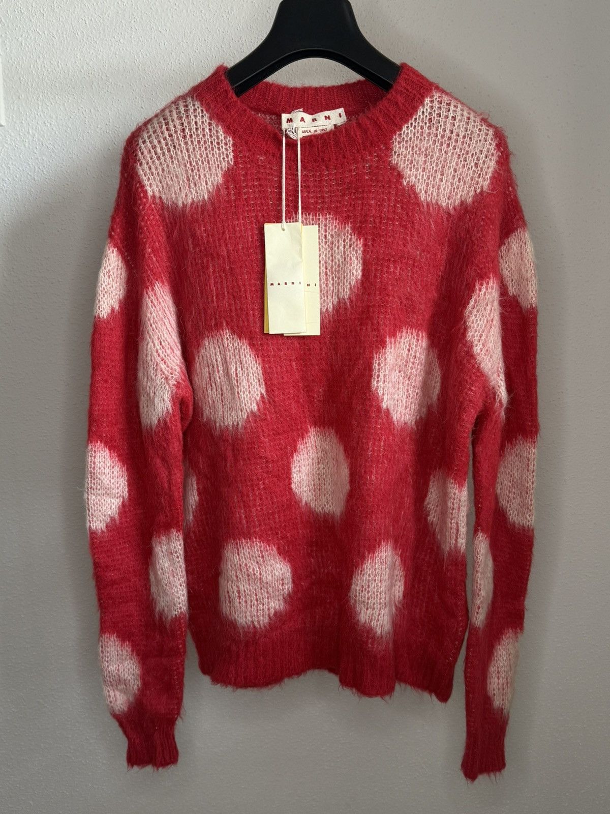 Marni Marni Brushed Dots Fuzzy Wuzzy Sweater size XL Size US XL / EU 56 / 4 - 1 Thumbnail
