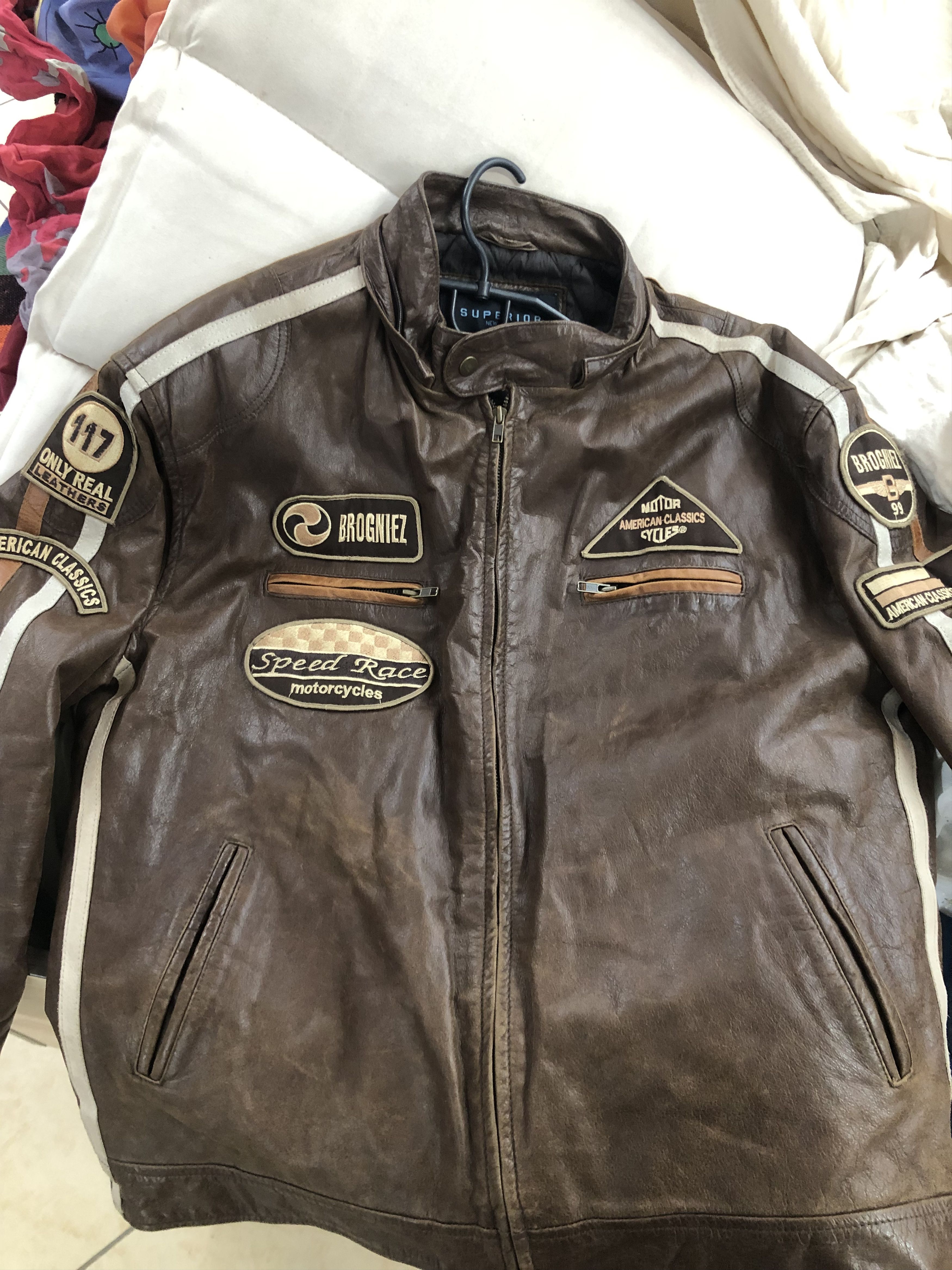 Other Men's leather jacket. Brand: Camden Size US XXS / EU 40 - 2 Thumbnail