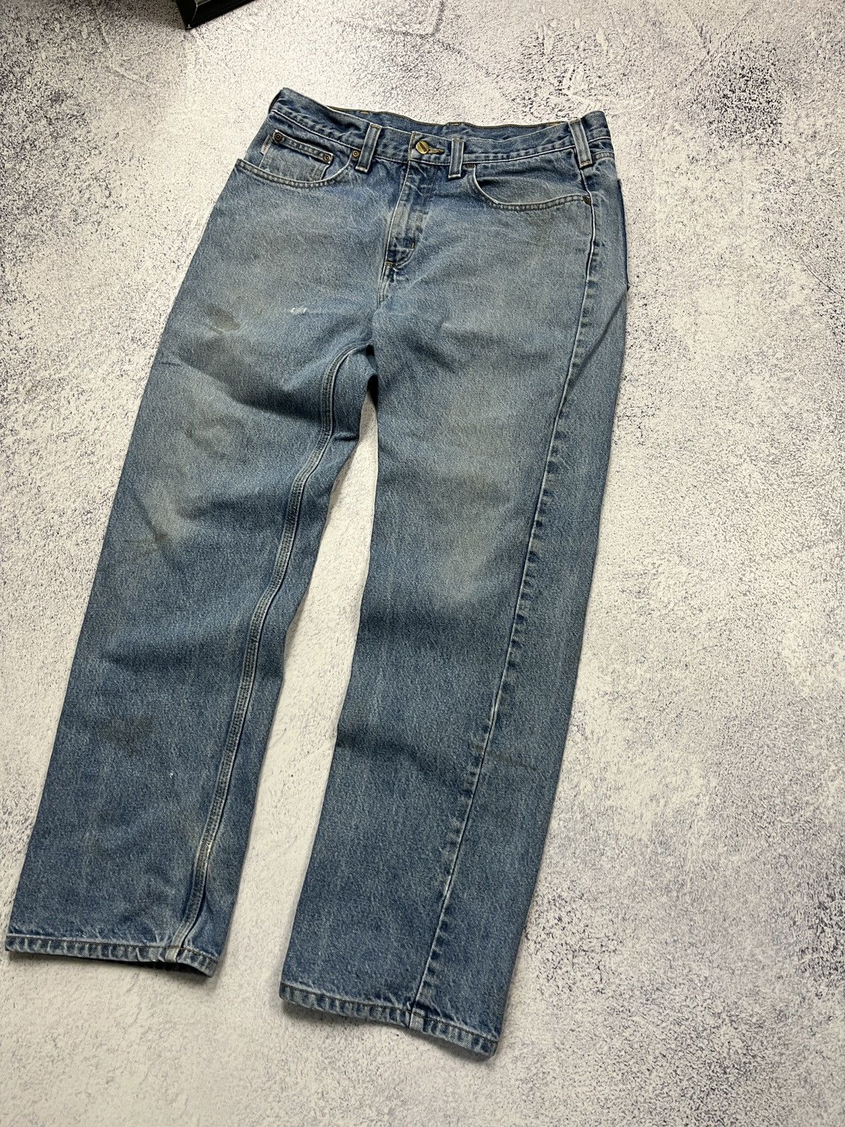 Carhartt Vintage Carhartt Jeans 34x32 Distressed Wash Workwear Y2K Size US 34 / EU 50 - 9 Thumbnail