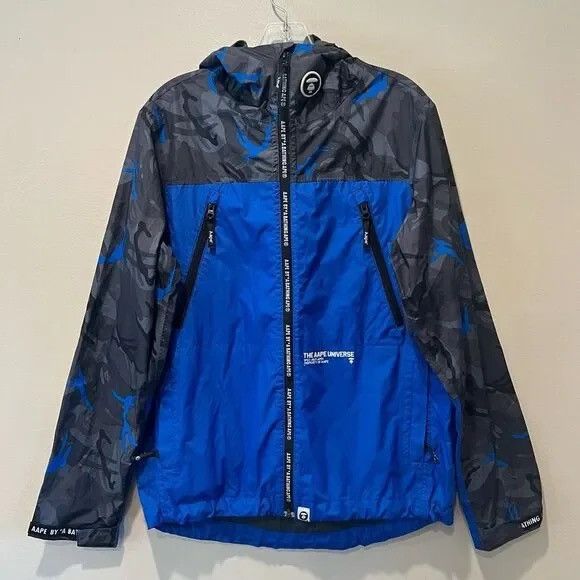 Aape × Bape A Bathing Ape Windbreaker Jacket Camo Streetwear Size US M / EU 48-50 / 2 - 1 Thumbnail