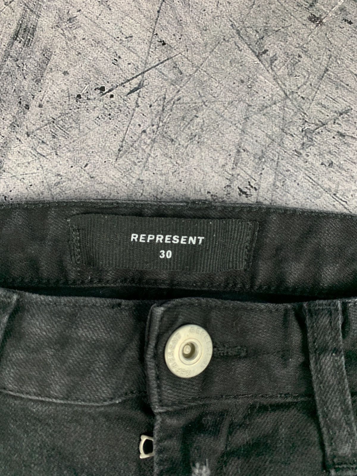 Represent Clo. Represent Clo. Knee Destroyer Denim Black Skinny Jeans Sz 30 Size US 30 / EU 46 - 8 Thumbnail