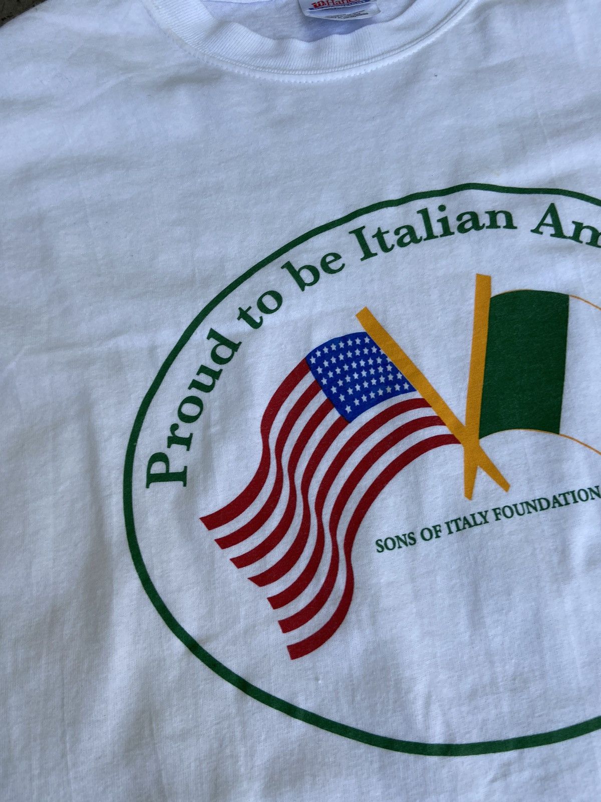 Vintage Vintage proud to be Italian American t shirt Size US XL / EU 56 / 4 - 4 Thumbnail