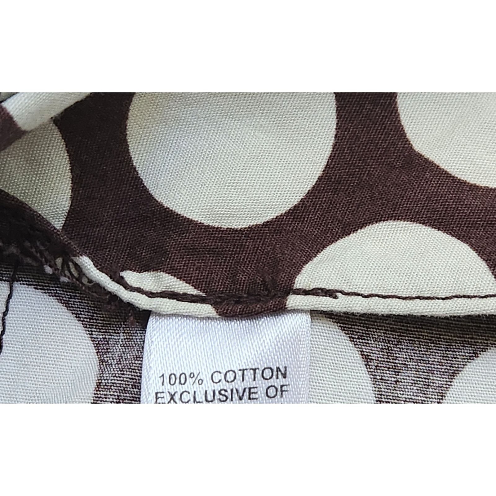 Other Cato Brown White Polka Dot A Line Above The Knee Skirt 8 Size 30" / US 8 / IT 44 - 4 Thumbnail