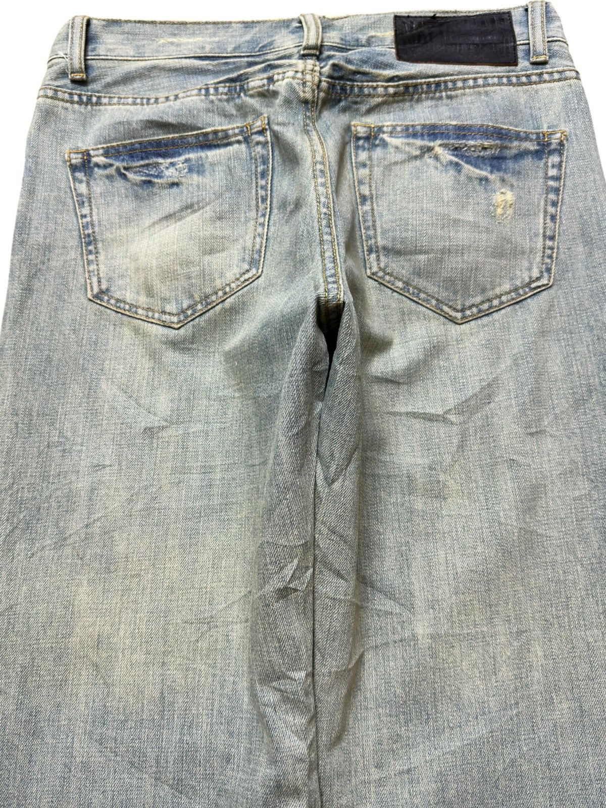 Natasha Zinko Vintage Nattahnam Mudwash Ripped Distressed Denim Size US 30 / EU 46 - 4 Thumbnail