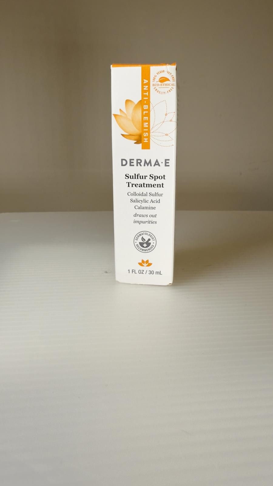 Designer DERMA E Sulfur Spot Treatment - 1 fl oz (30 ml) Size ONE SIZE - 1 Thumbnail
