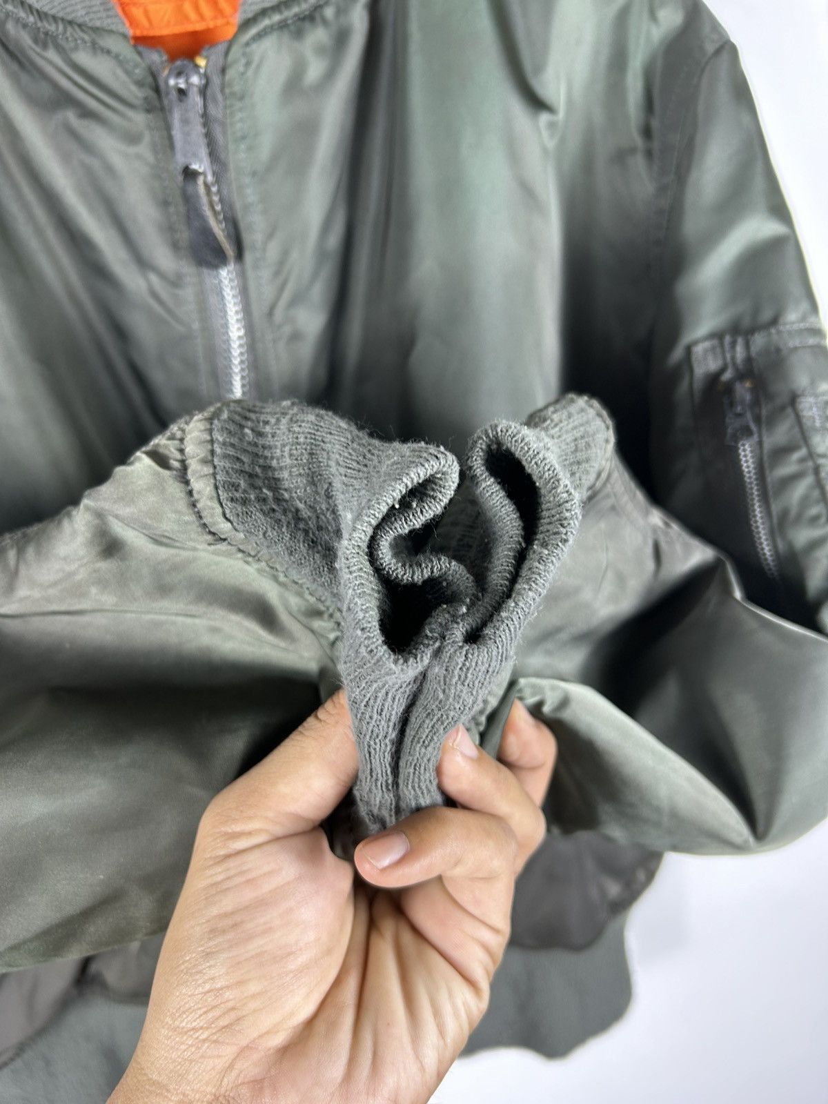 Alpha Industries ⚡️Vintage Alpha Industries USA Ma 1 Bomber Jacket Size US M / EU 48-50 / 2 - 10 Thumbnail