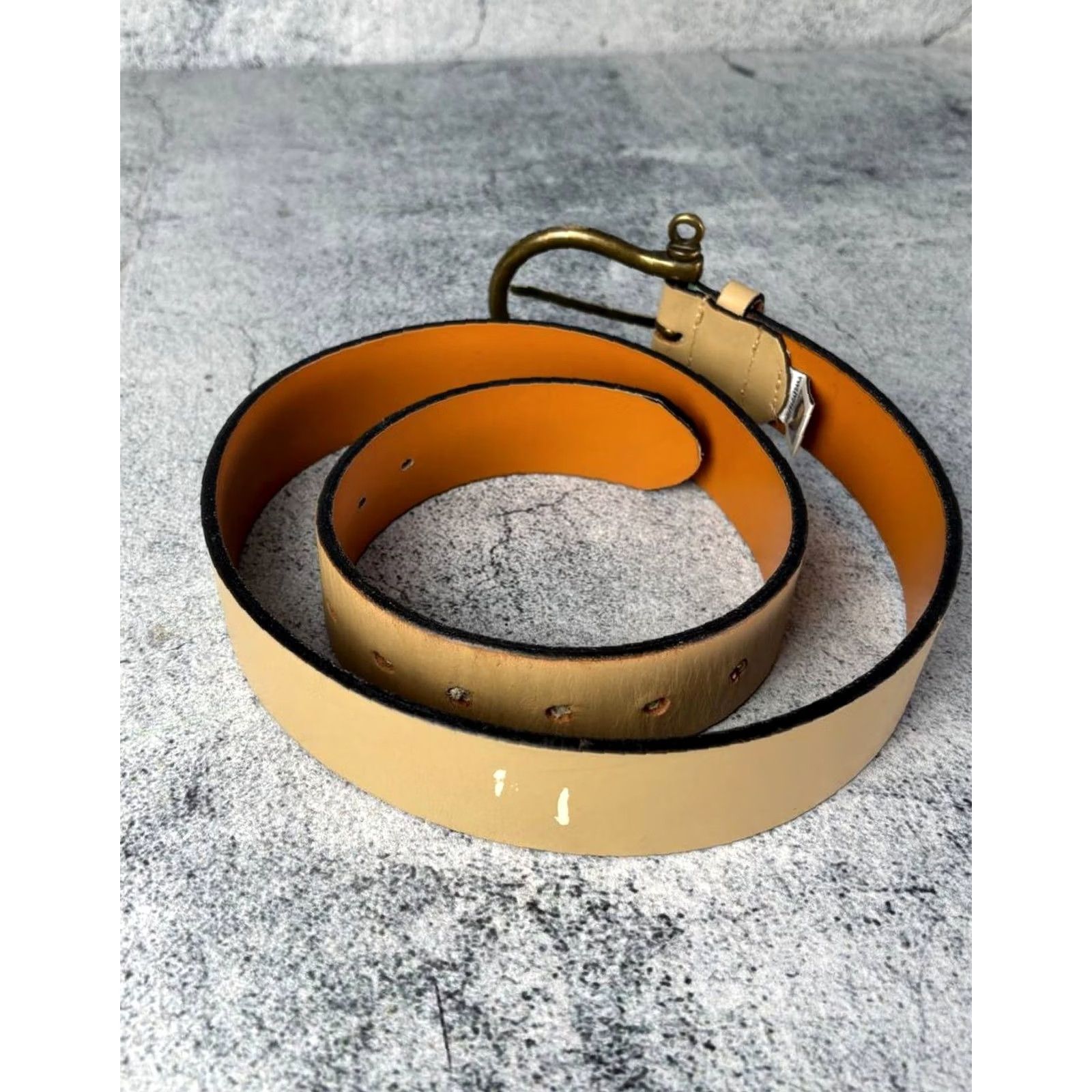 Diesel VINTAGE Diesel Leather Belt Belt Women One Size Brown Logo 90s London Waist Belt Mens Womens Girls Size ONE SIZE - 3 Thumbnail
