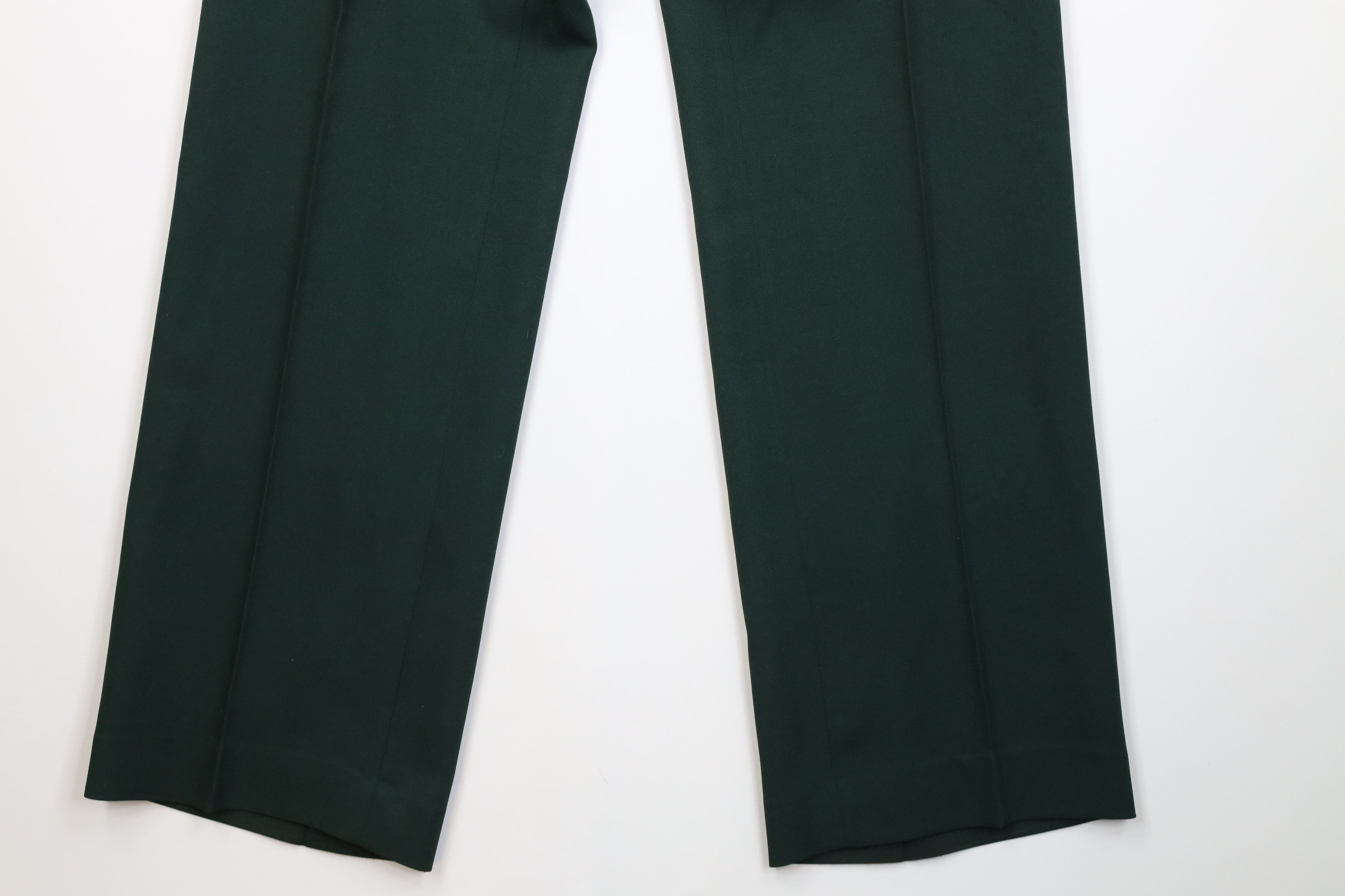Vintage Vintage 70s Streetwear Bell Bottoms Chino Pants Green USA Size US 34 / EU 50 - 5 Thumbnail