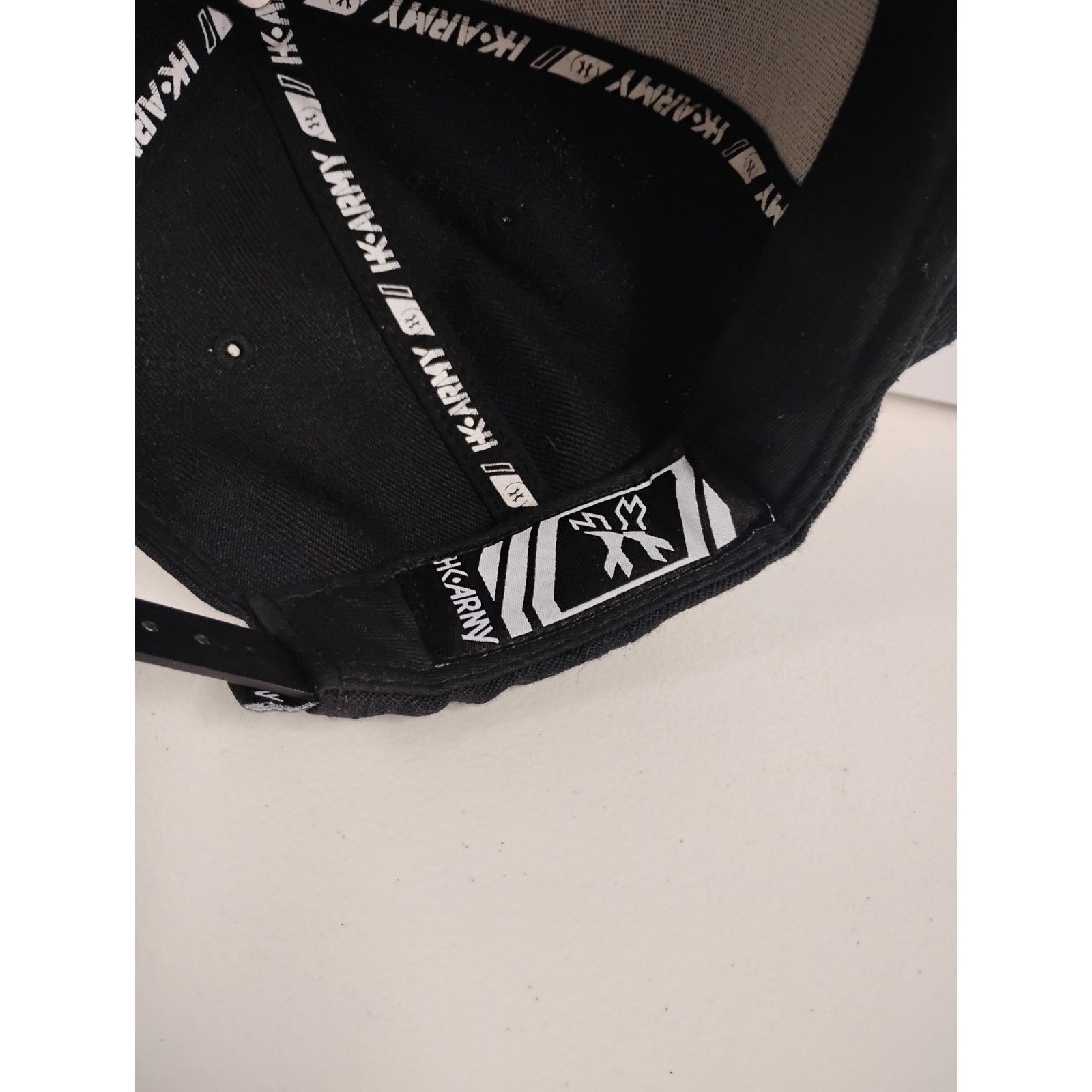 Other HK-ARMY (OSFM) All Black Graphic Hat Snapback Cap Size ONE SIZE - 8 Thumbnail