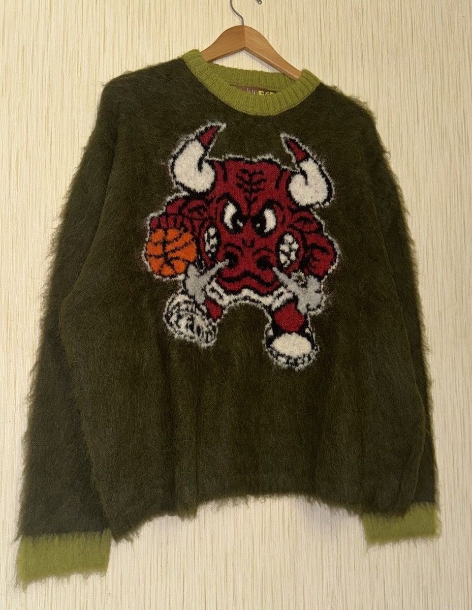 Brain Dead BRAIN DEAD X NBA Chicago Bulls Alpaca sweater Fuzzy Size L Size US L / EU 52-54 / 3 - 8 Thumbnail