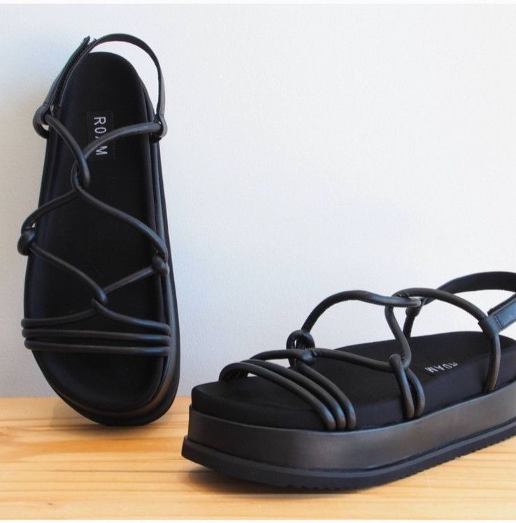 Other ROAM Linky Platform, Black Rommie sandal 40 EU/US 10 Size US 10 / IT 40 - 14 Thumbnail