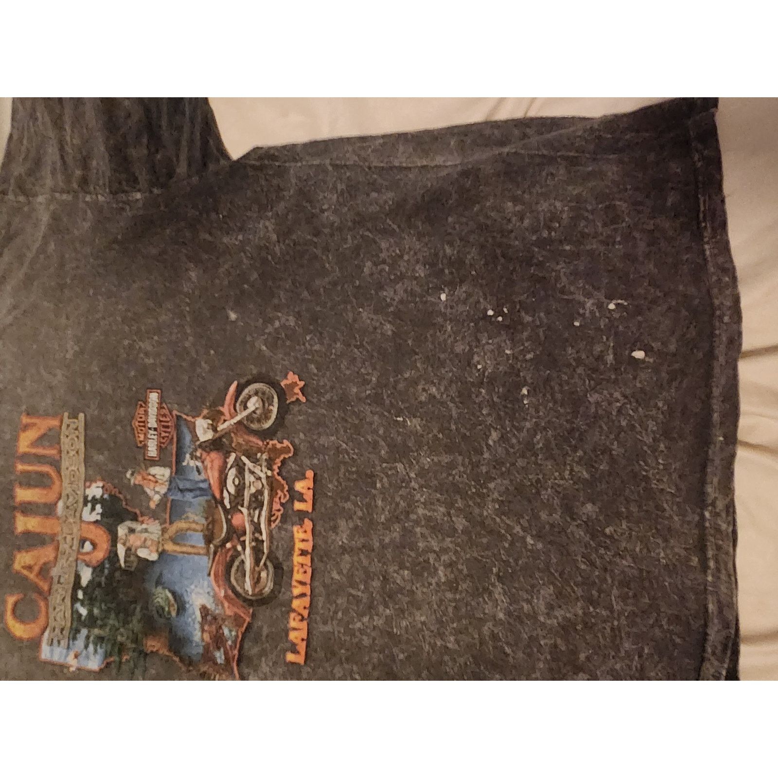 Harley Davidson VTG Harley Davidson Tee Sz xxl Acid Washed Bikercore Size US XXL / EU 58 / 5 - 5 Thumbnail