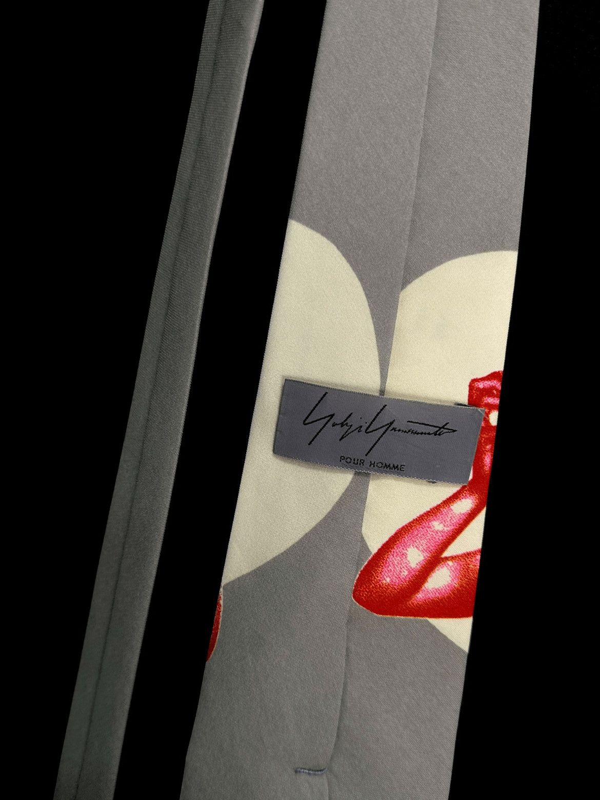 Yohji Yamamoto Yohji Yamamoto Pour Homme 91AW Calling Beauty Tie Size ONE SIZE - 3 Thumbnail