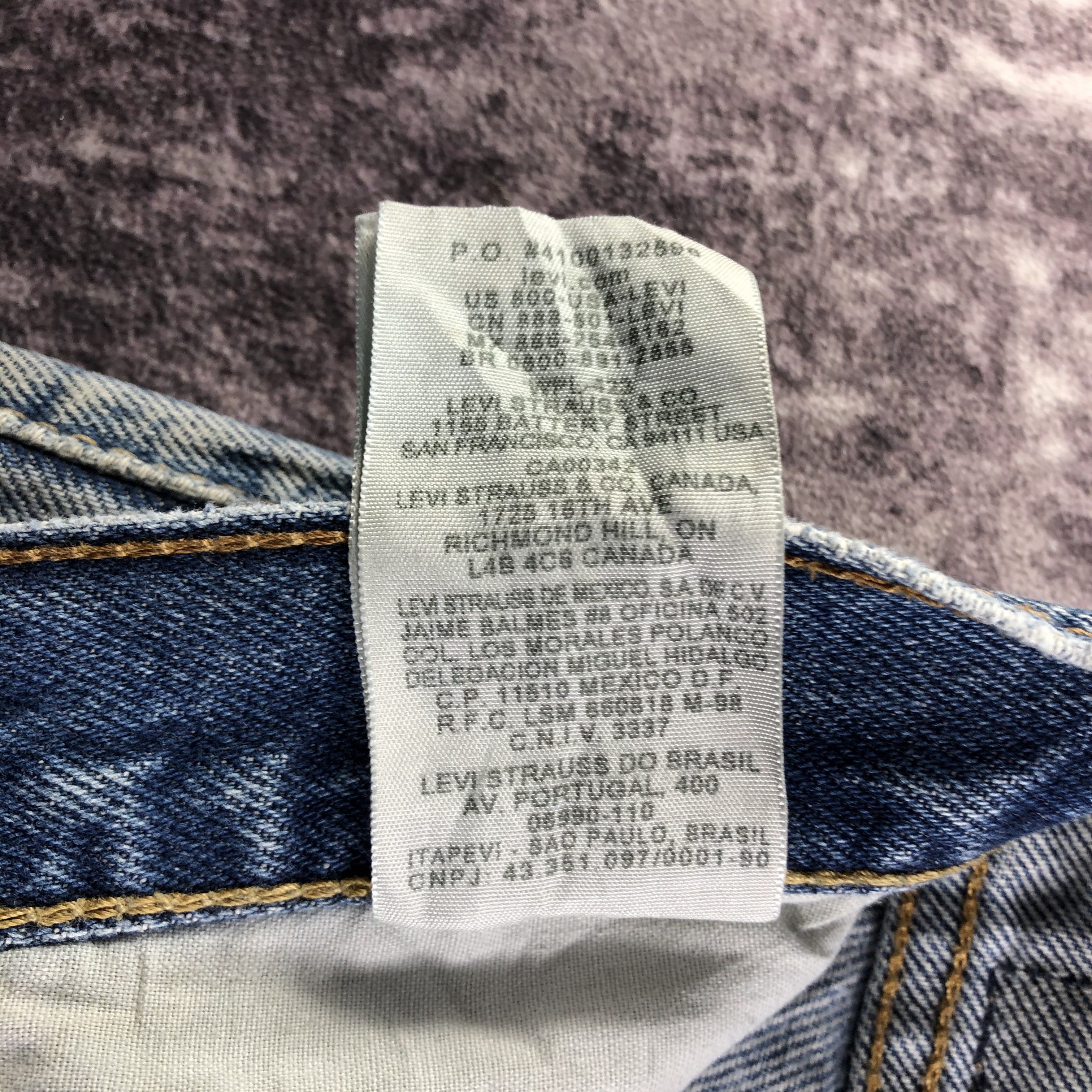 Levi's × Vintage Vintage Distress Levis 505 Jeans-JM3429 Size US 35 - 12 Thumbnail