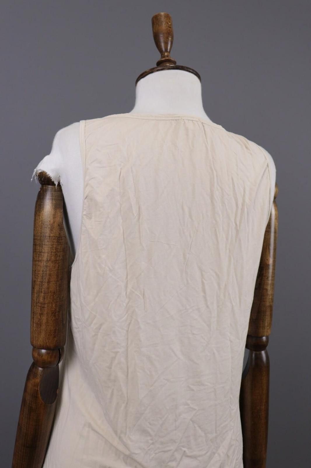 Designer Transit Par Such 134 Beige Summer Top Blouse Size 4 Size S / US 4 / IT 40 - 12 Thumbnail