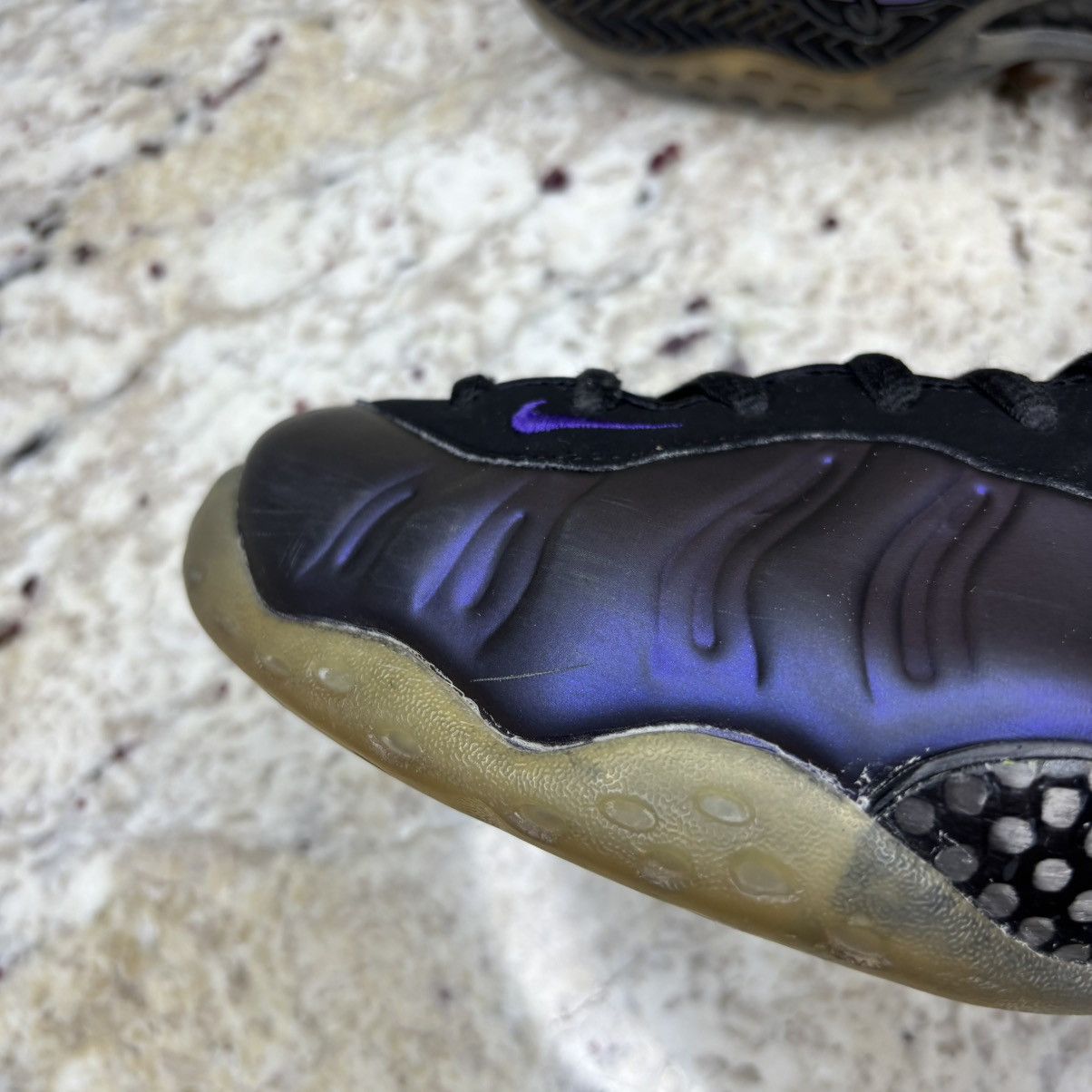 Nike Size 10.5-Nike Foamposite One Eggplant (2017) WORN No Box Size US 10.5 / EU 43-44 - 4 Thumbnail