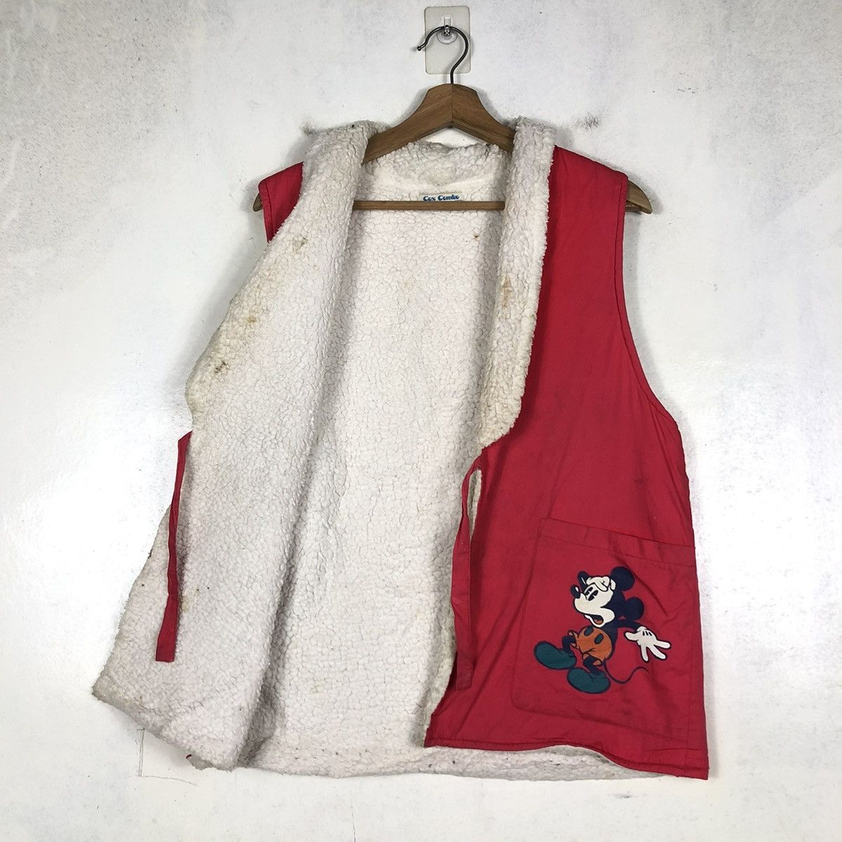 Japanese Brand 📌CARTOON NETWORK MICKEY MOUSE VEST JACKET BIG LOGO Size US M / EU 48-50 / 2 - 12 Thumbnail