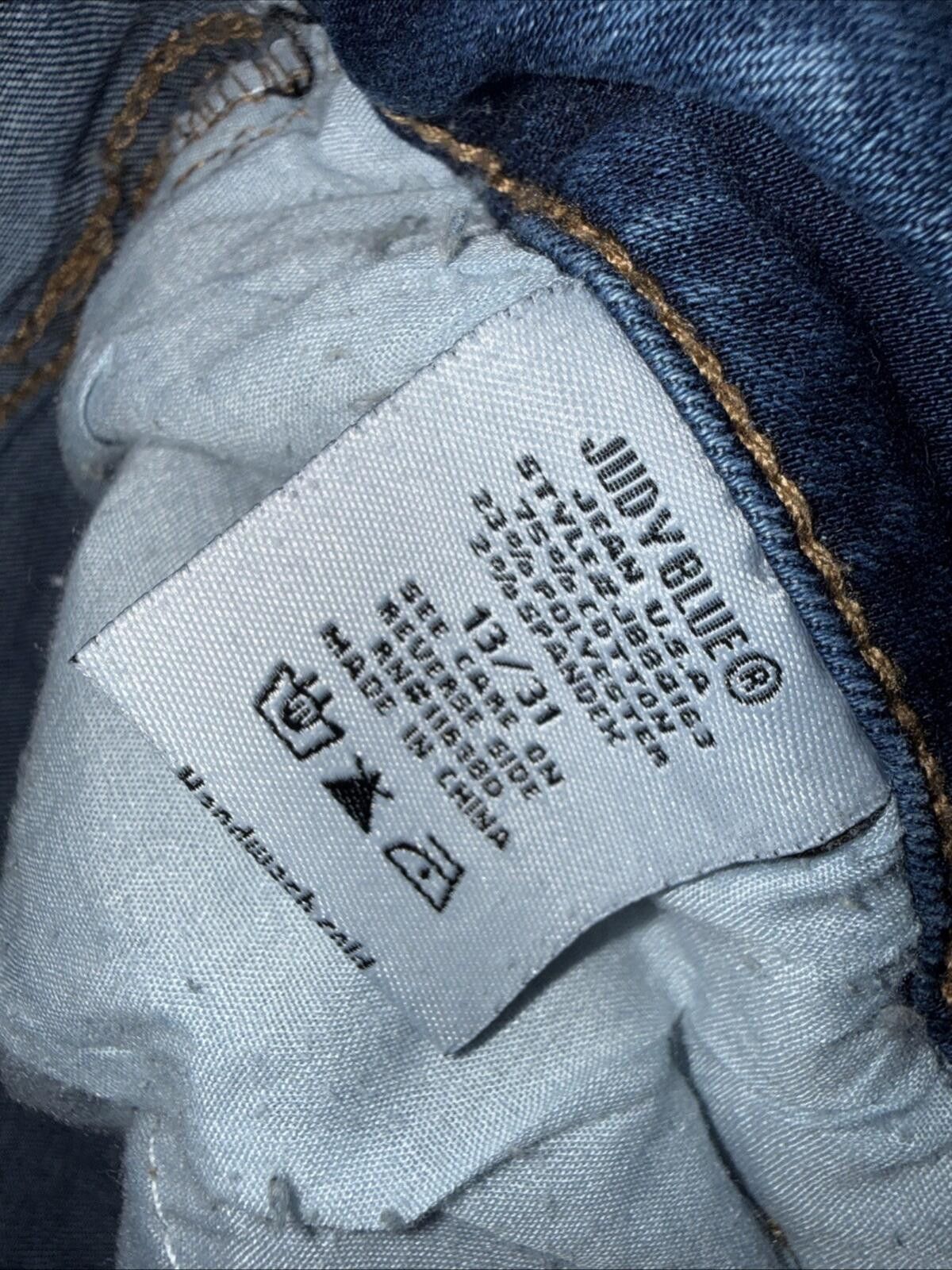 Other JUDY BLUE Mid Rise Distressed Snake Print Skinny Fit Jeans Size 31" - 7 Thumbnail