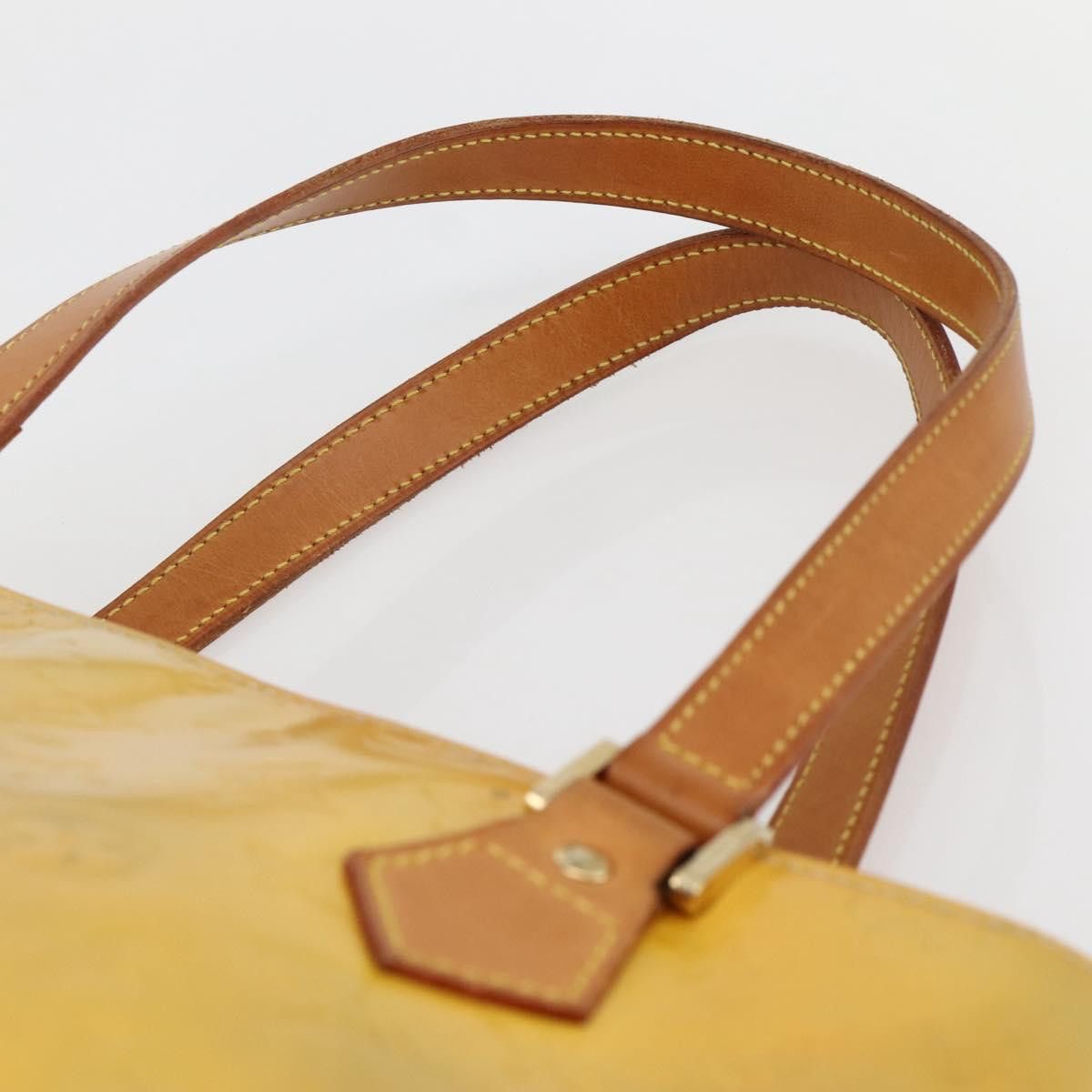 Louis Vuitton LOUIS VUITTON Monogram Vernis Houston Hand Bag Gris M91053 Size ONE SIZE - 8 Thumbnail