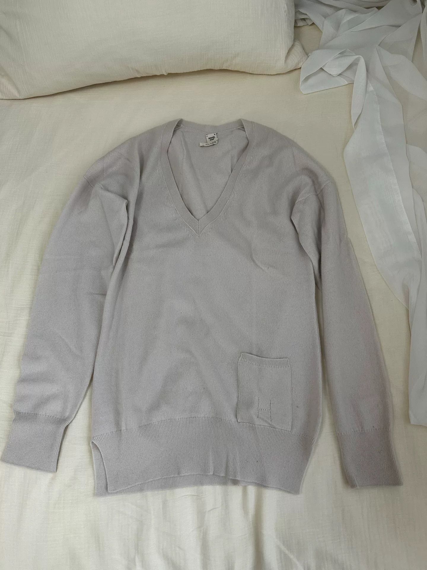 Hermes HERMES Women's Knit Top Size US S / EU 44-46 / 1 - 1 Thumbnail