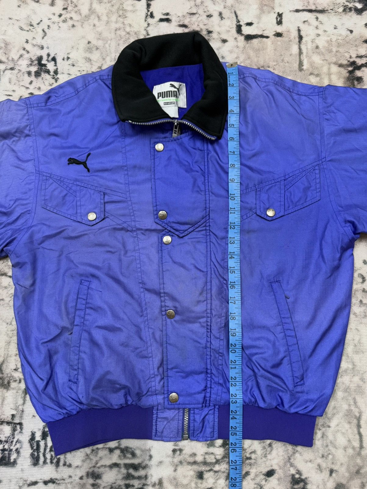 Puma × Vintage Vintage 90s Puma Nylon Bomber Jacket Size US M / EU 48-50 / 2 - 18 Thumbnail