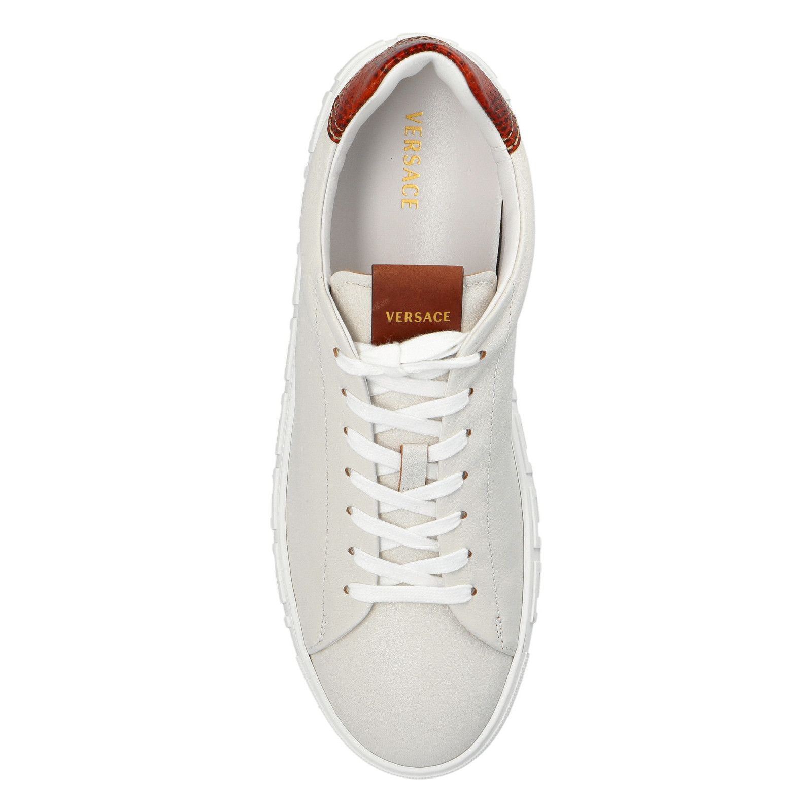 Versace VERSACE Greca White Sneakers New And Authentic (Men's size:U Size US 6.5 / EU 39-40 - 5 Thumbnail