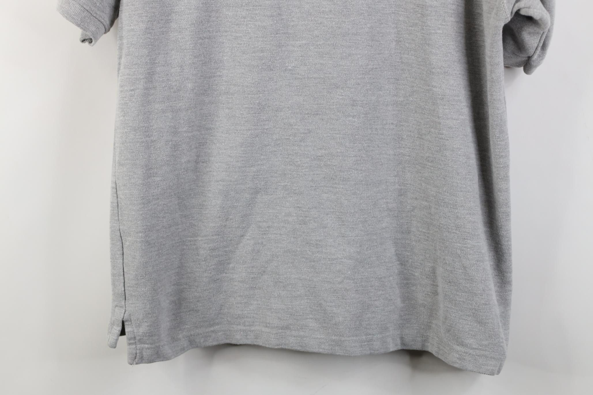 Vintage Vintage 90s Streetwear Collared Golf Polo Shirt Gray Cotton Size US M / EU 48-50 / 2 - 14 Thumbnail