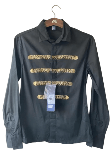 Jean Paul Gaultier Jean Paul Gaultier Shirt Top Button Up Tattoo Mesh EX0230 Size US S / EU 44-46 / 1 - 1 Thumbnail