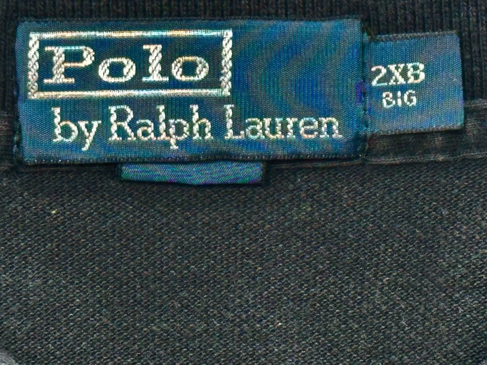 Polo Ralph Lauren Polo Ralph Lauren 1/4 Button Big Polo Shirt Black Men's 2XB Size US XXL / EU 58 / 5 - 3 Thumbnail